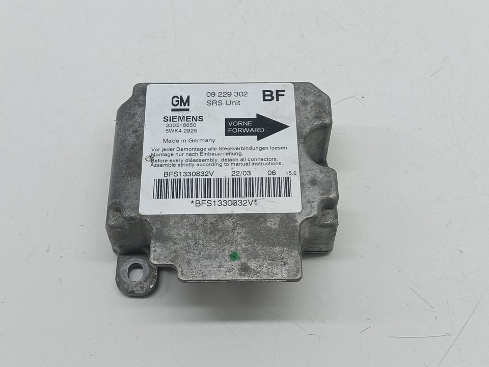 Central do airbag OPEL ASTRA G BERLINA