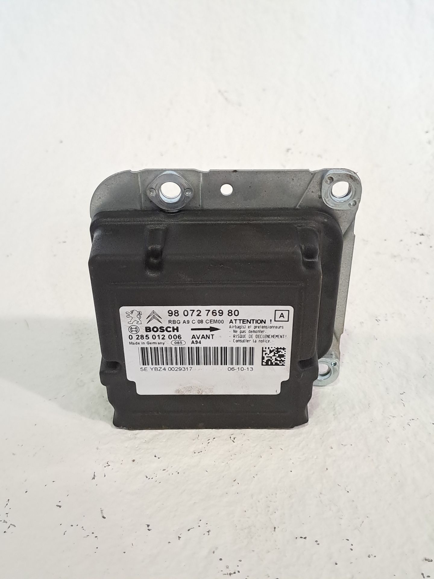 Central do airbag PEUGEOT XR7