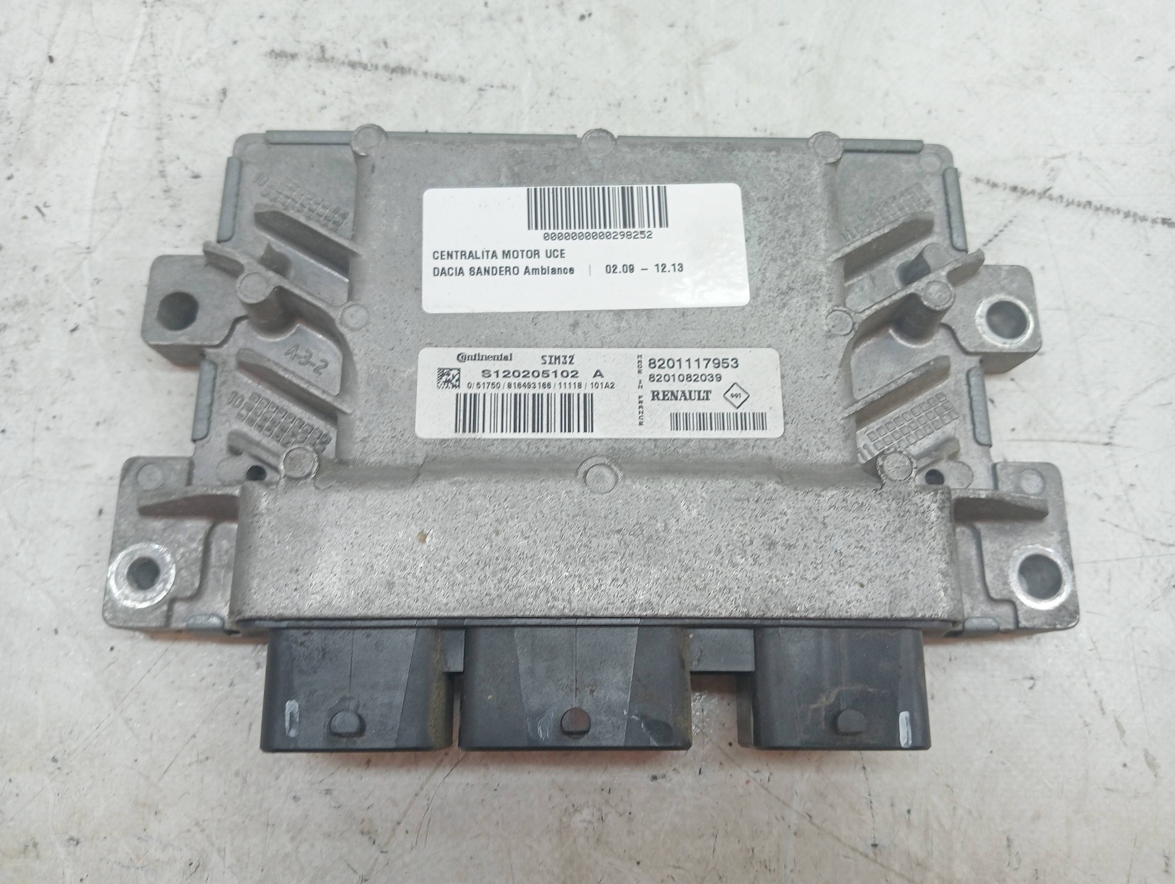 Calculateur moteur DACIA SANDERO