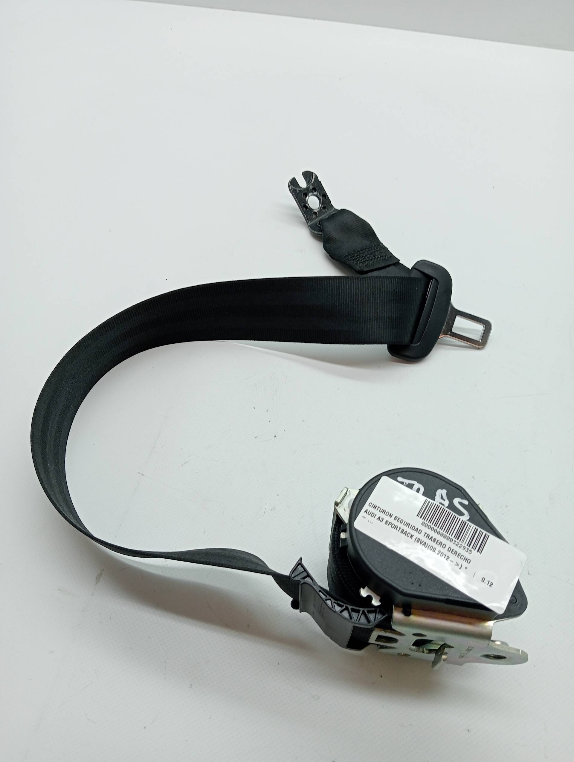 Sicherheitsgurt hinten rechts AUDI A3 SPORTBACK (8VA)