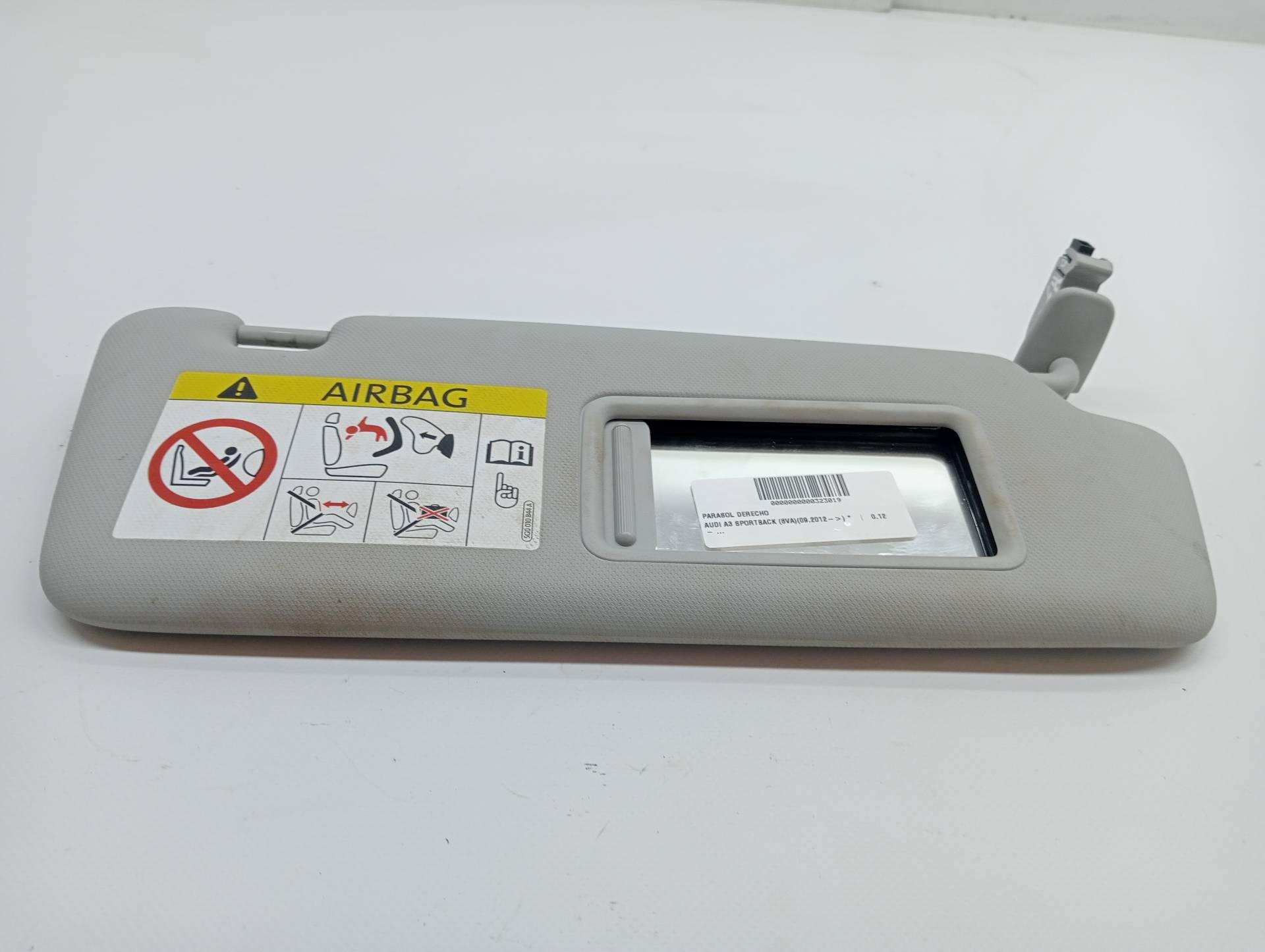 Para-sol direito AUDI A3 SPORTBACK (8VA)
