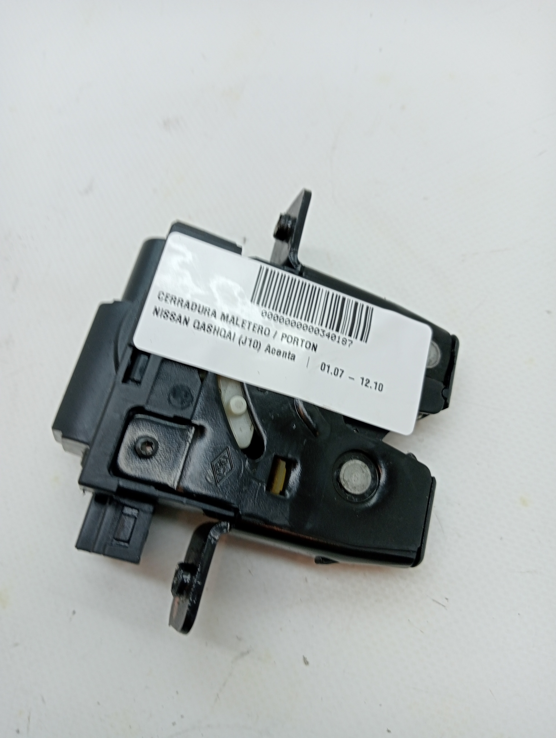 Boot/Tailgate lock NISSAN QASHQAI (J10)