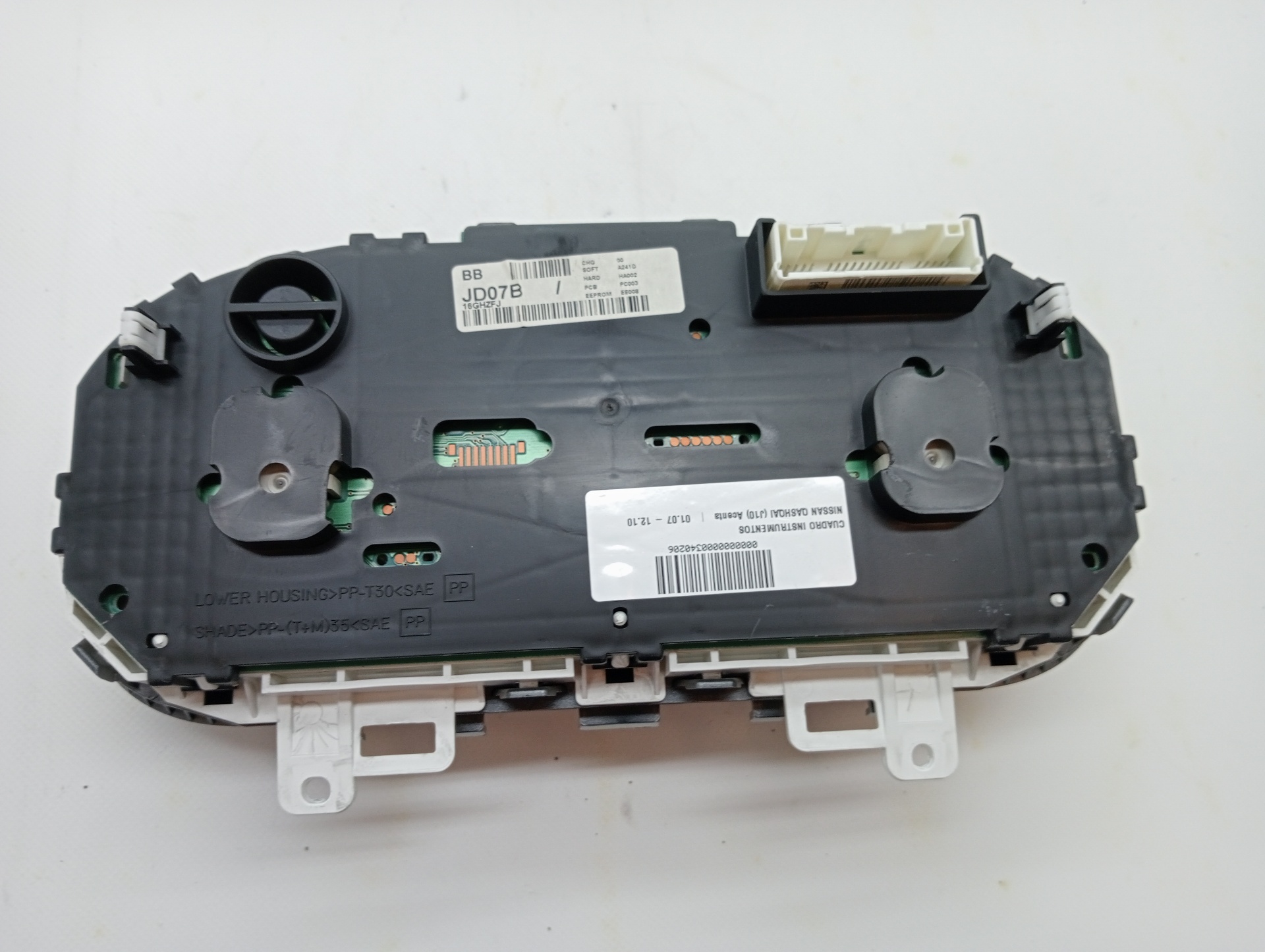 Combiné d’instruments NISSAN QASHQAI (J10)