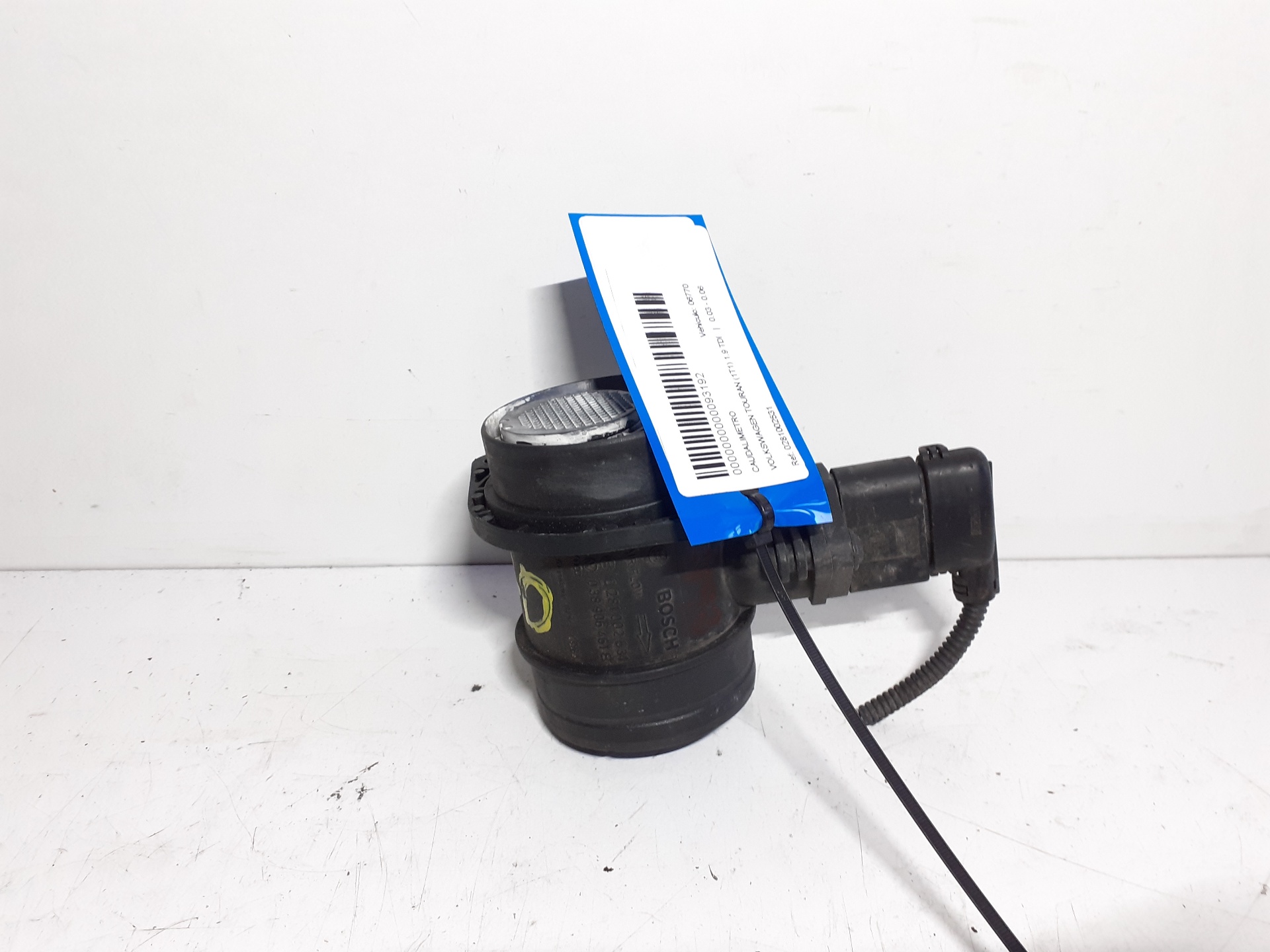 Mass air flow sensor VOLKSWAGEN TOURAN (1T1)
