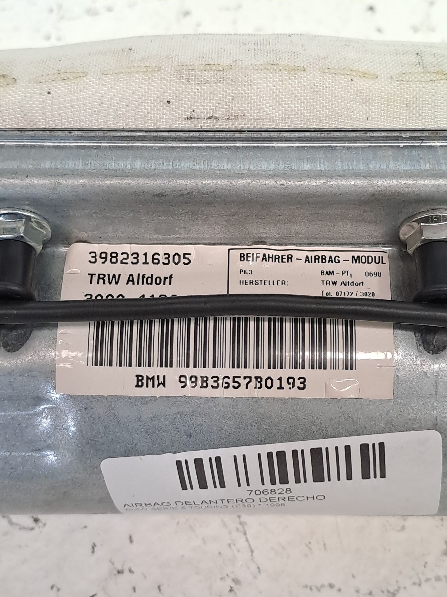 Front Right Airbag BMW SERIE 5 TOURING (E39)