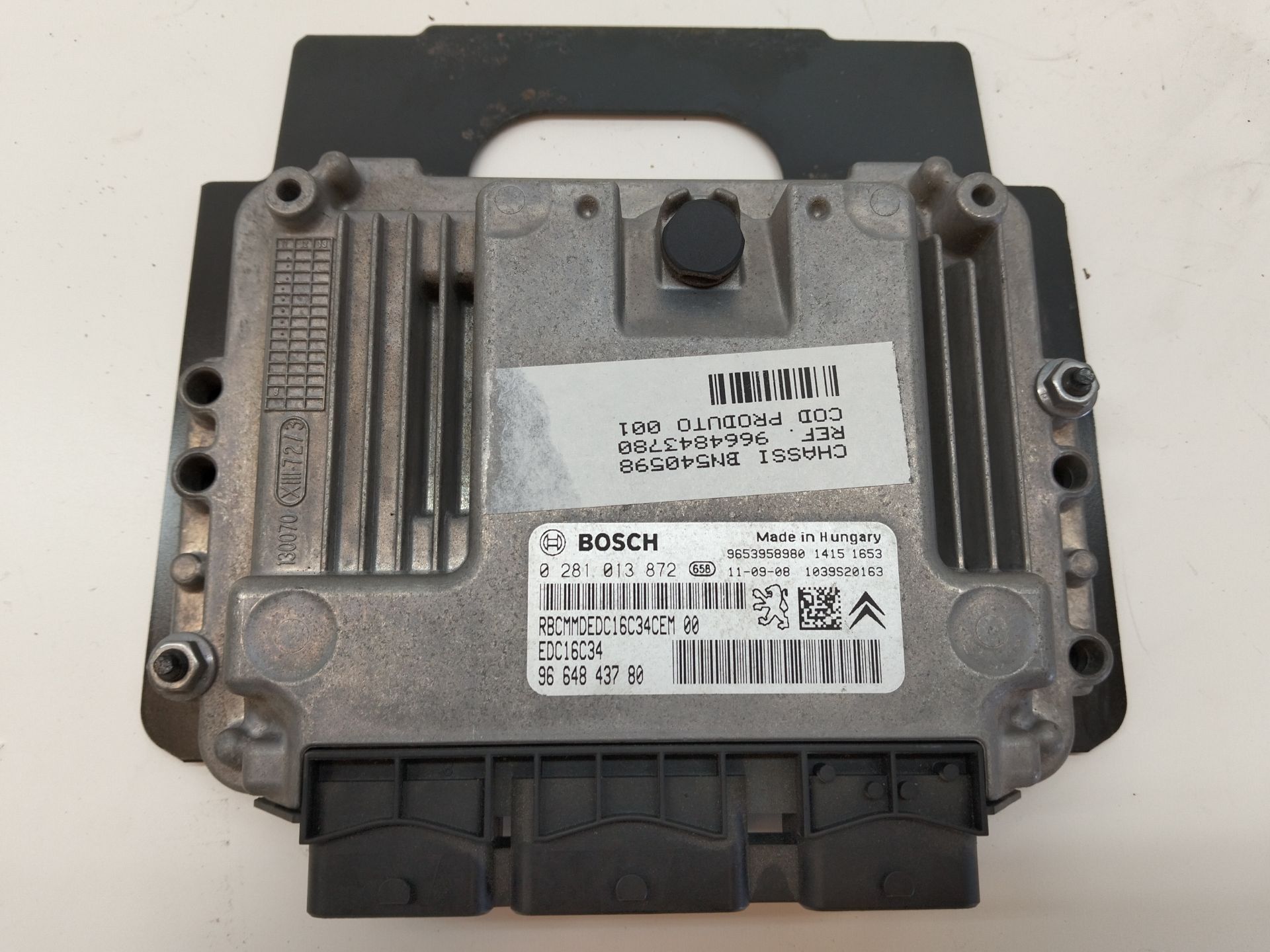 Engine control unit ECU PEUGEOT PARTNER KASTEN