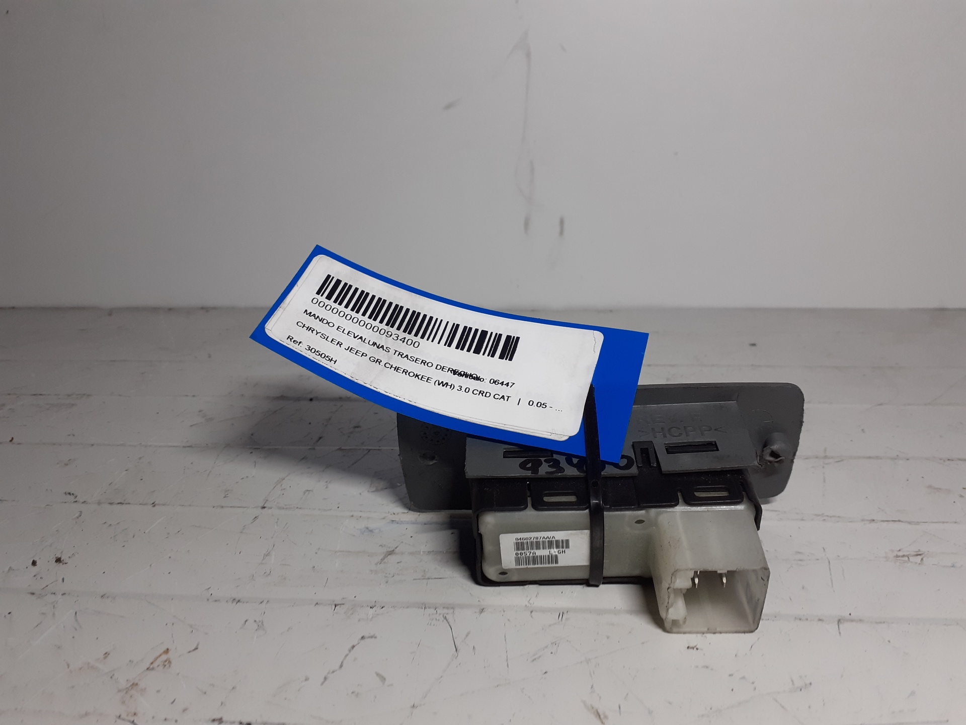Rear Right Window Switch CHRYSLER JEEP GR.CHEROKEE (WH)
