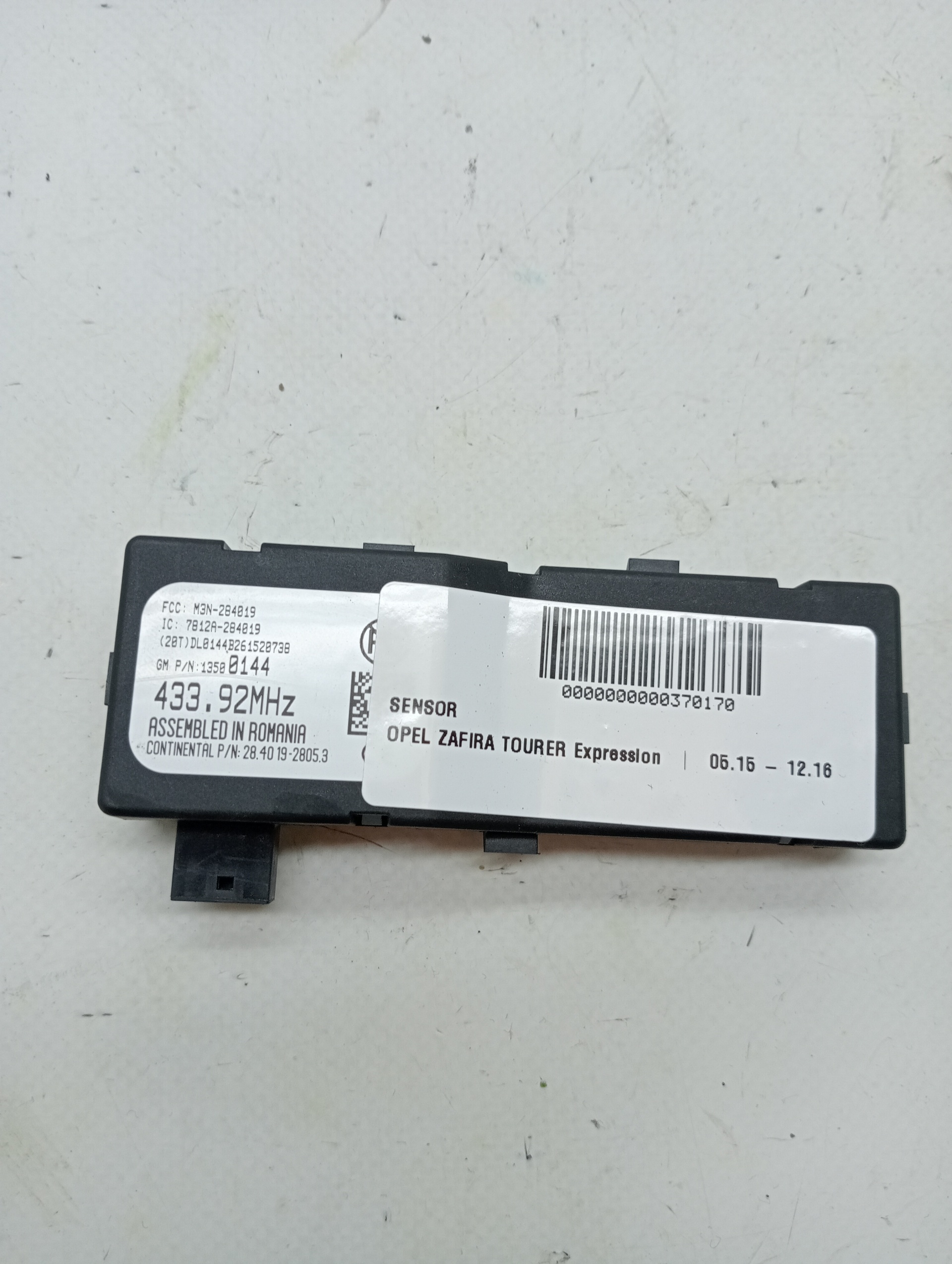 SENSOR OPEL ZAFIRA TOURER