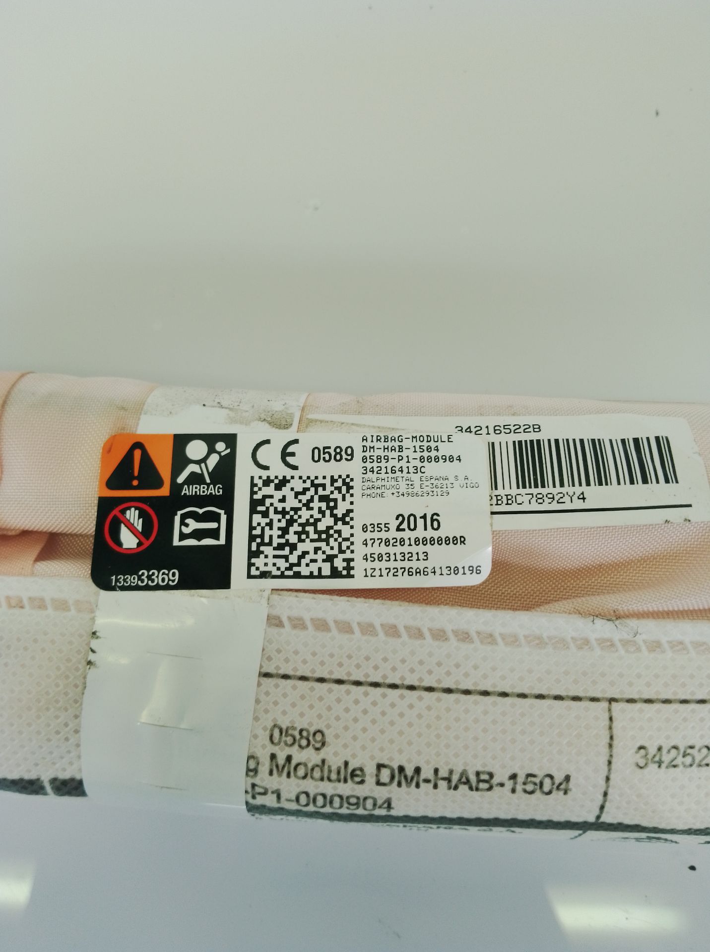 Front Left Curtain Airbag CITROEN C3