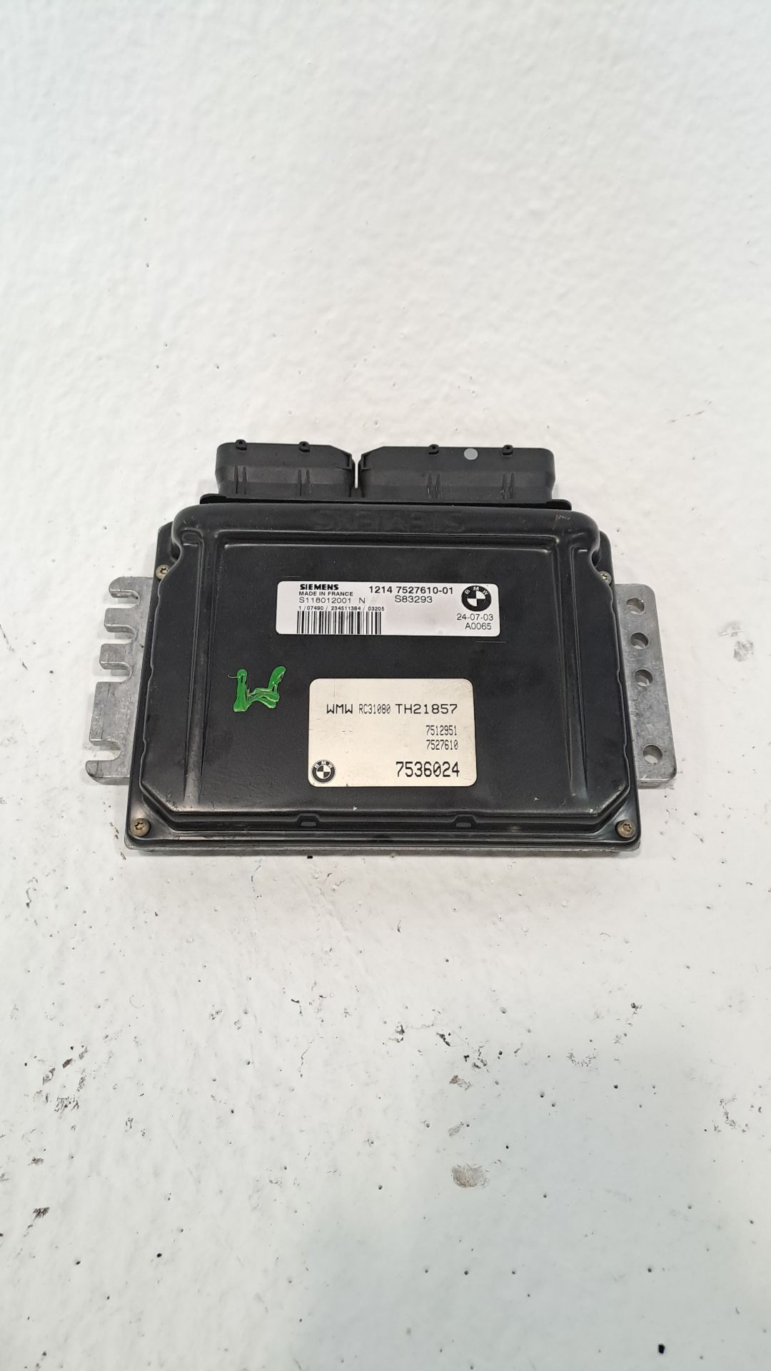 Engine control unit ECU MINI CABRIO (R52)