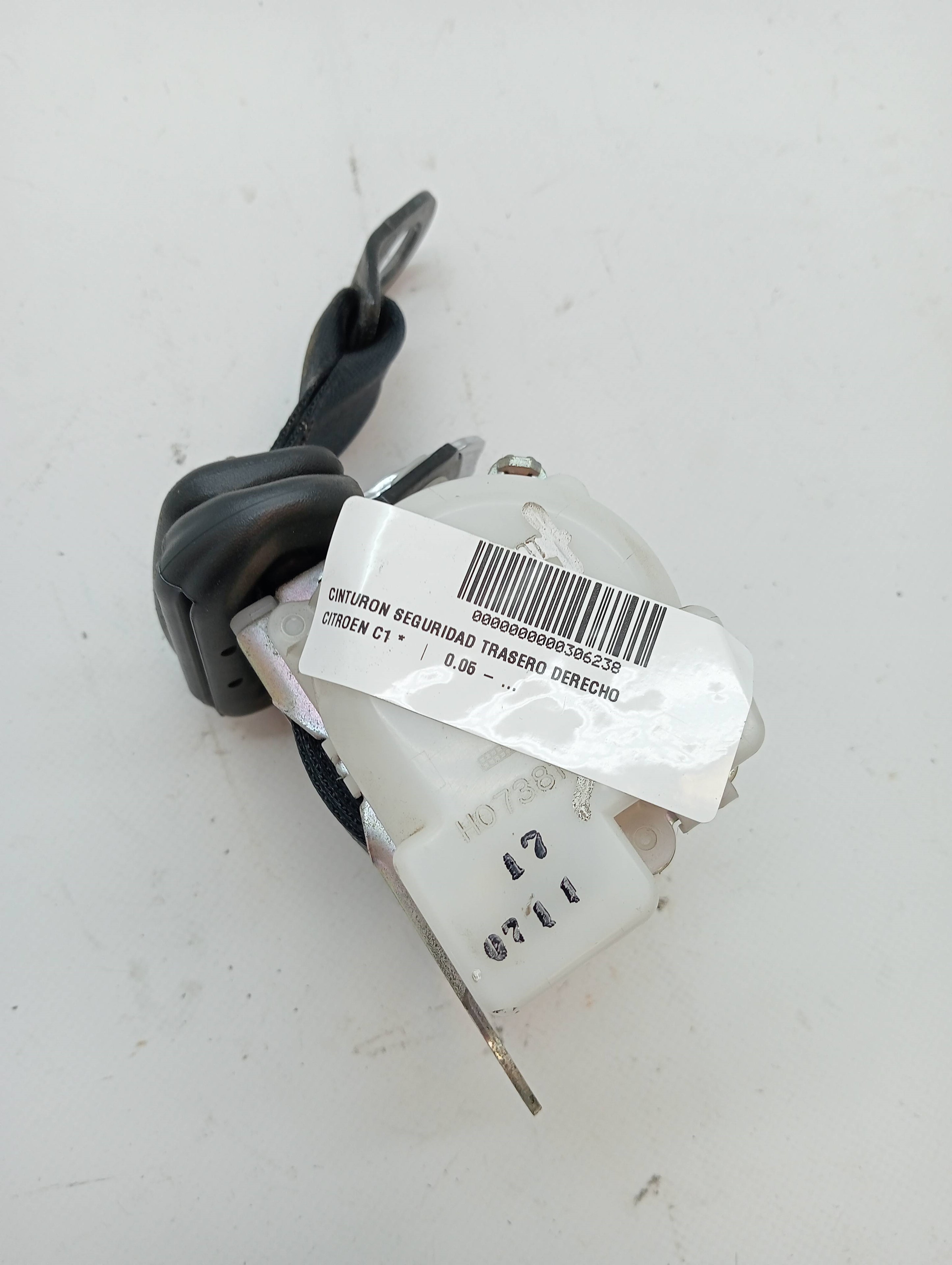 Ceinture de sécurité arrière droite CITROEN C1