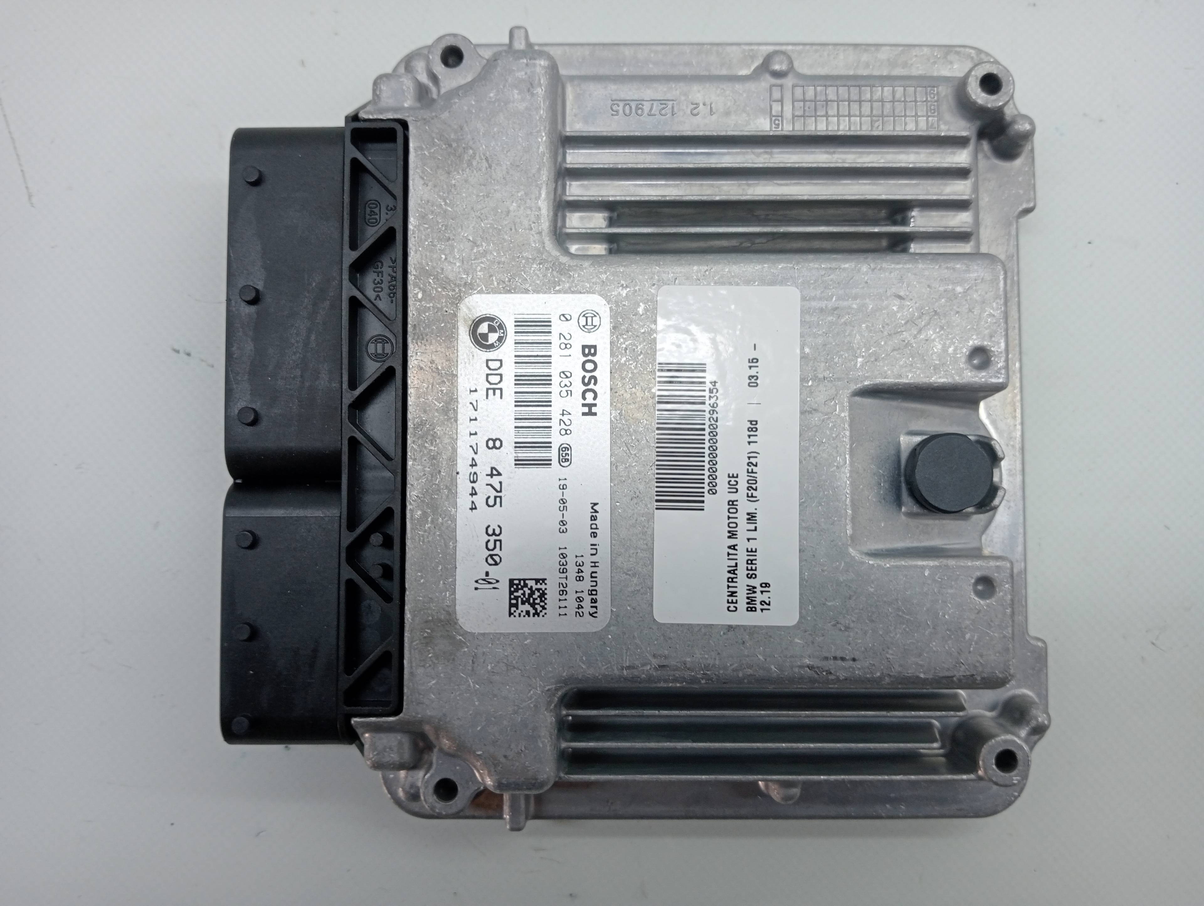Engine control unit ECU BMW SERIE 1 LIM. (F20/F21)