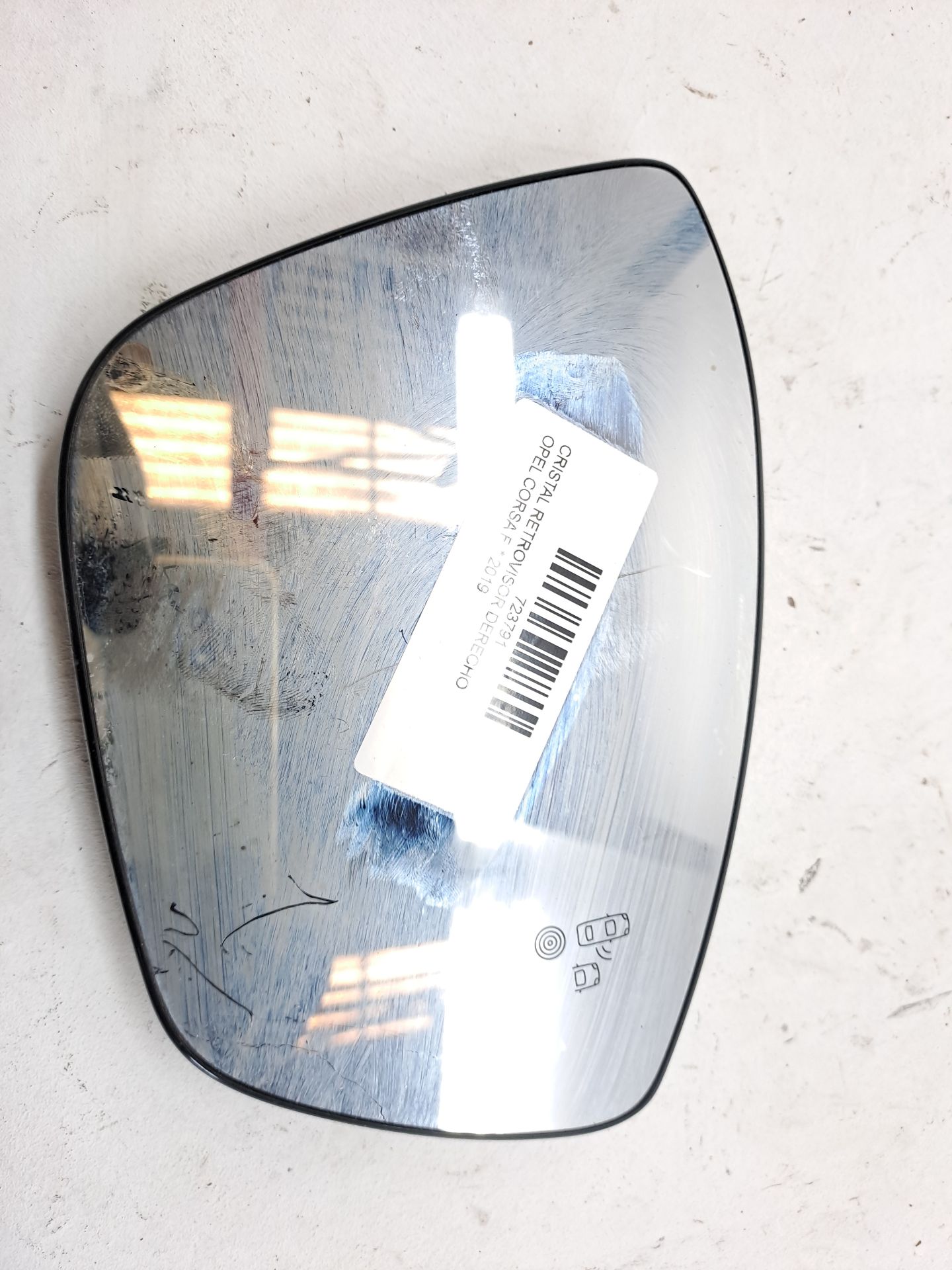Spiegelglas rechts OPEL CORSA F