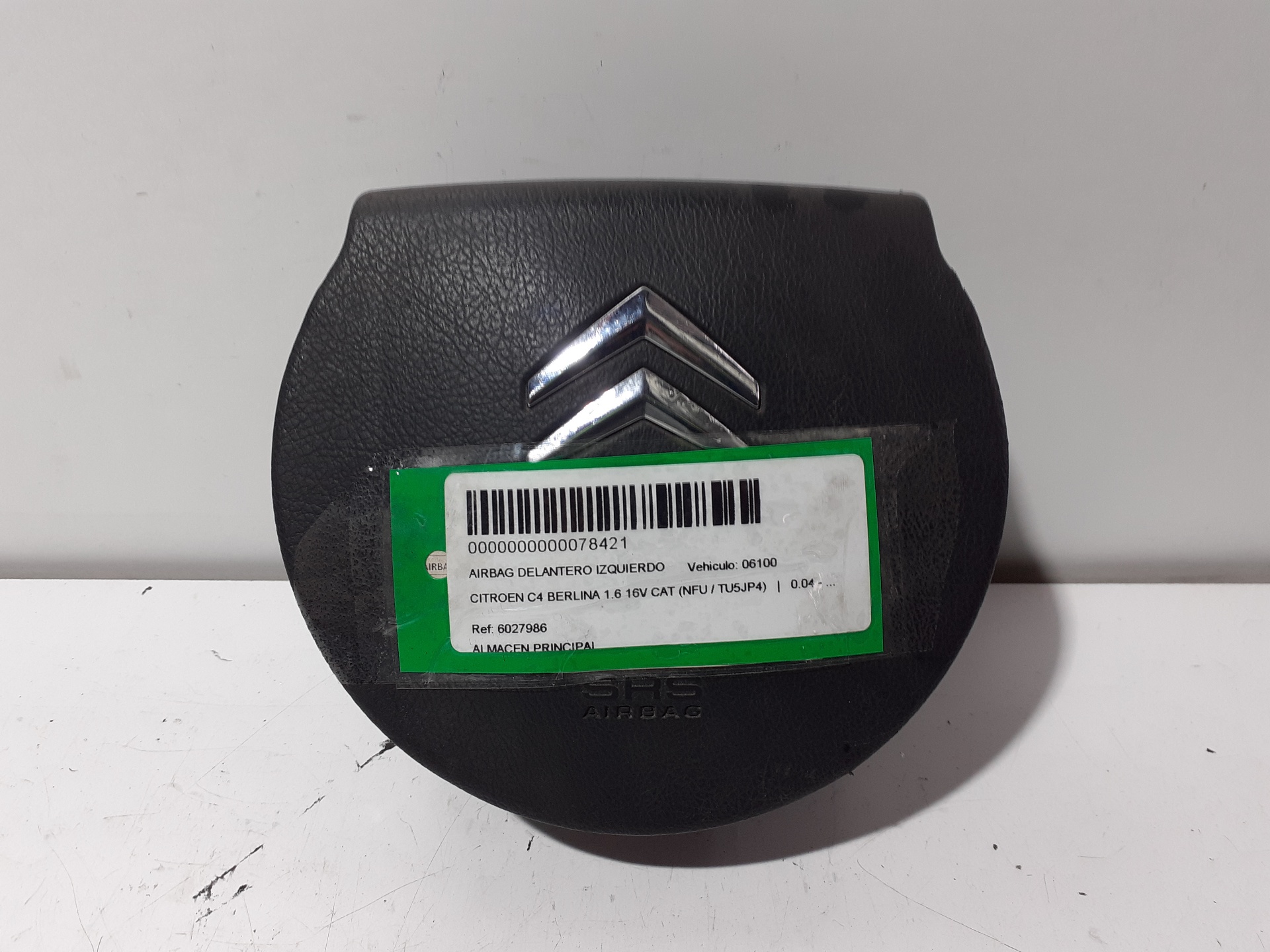 Airbag dianteiro esquerdo CITROEN C4 COUPE