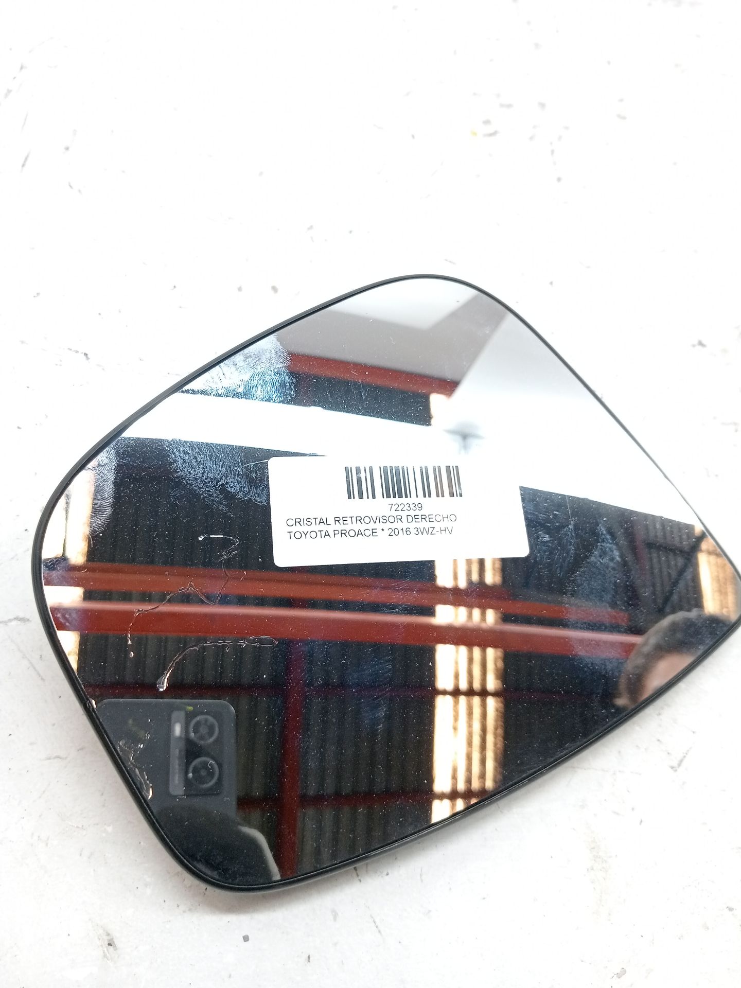 CRISTAL RETROVISOR DERECHO TOYOTA PROACE