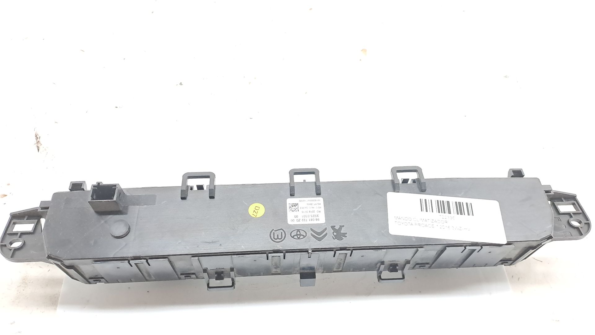 Climate Control Panel TOYOTA PROACE