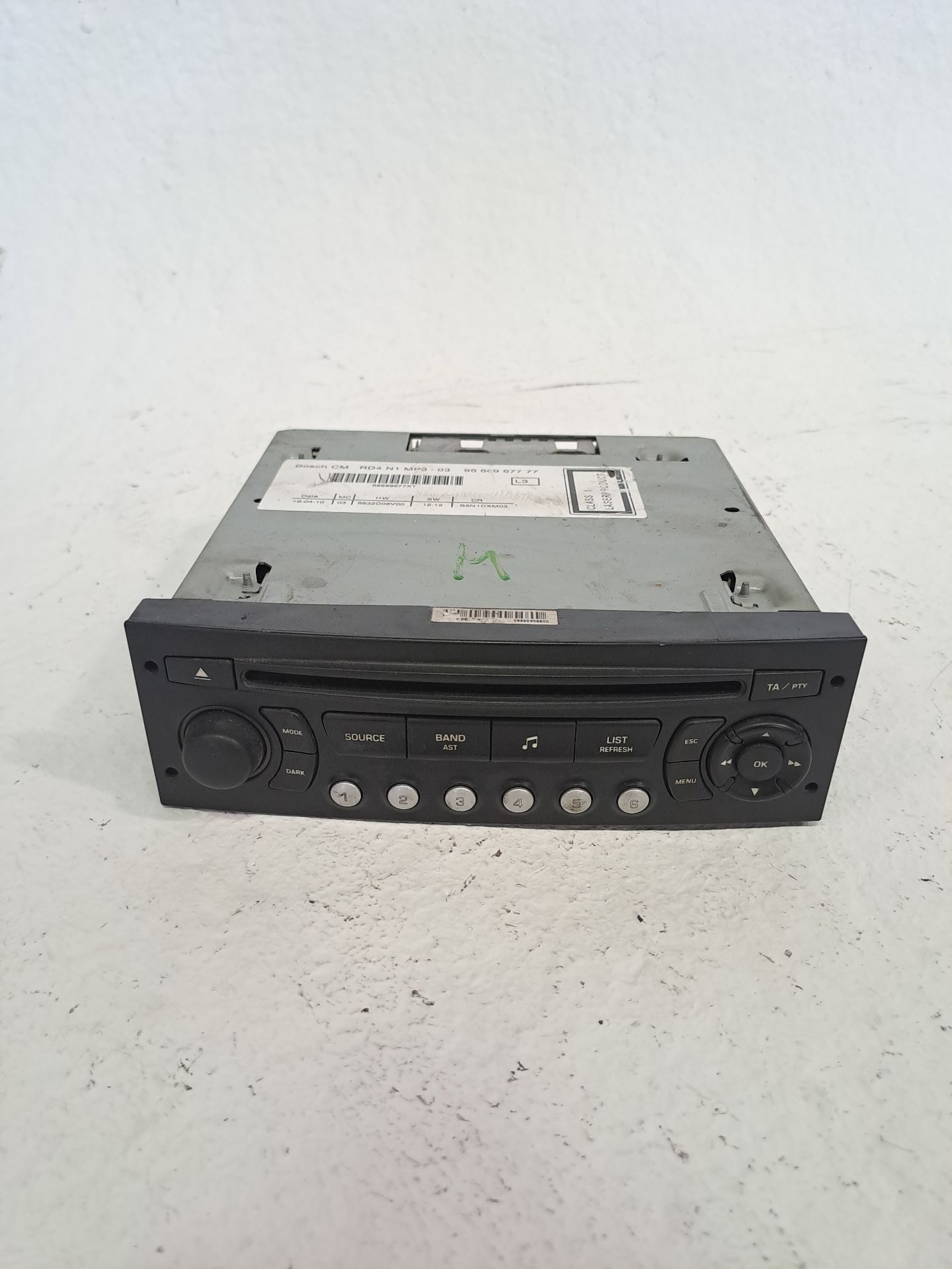Audiosystem / CD-Radio CITROEN C4 BERLINA