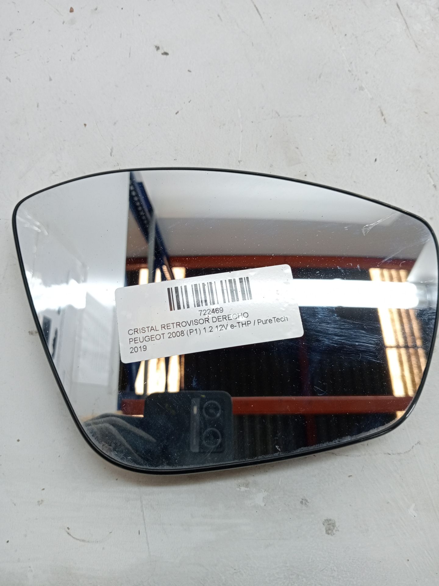 Glace rétroviseur droit PEUGEOT 2008 (P1)