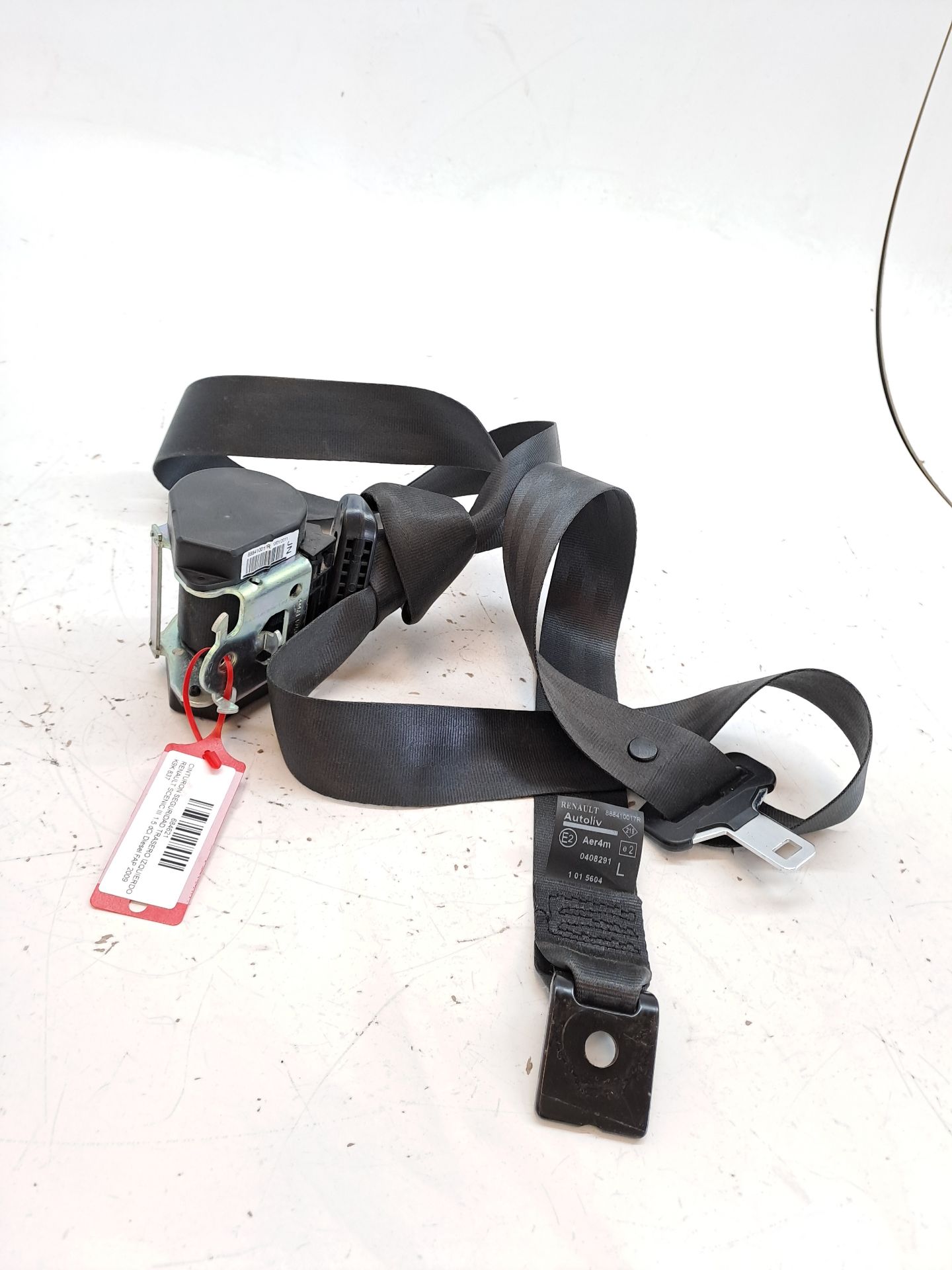 Sicherheitsgurt hinten links RENAULT SCENIC III