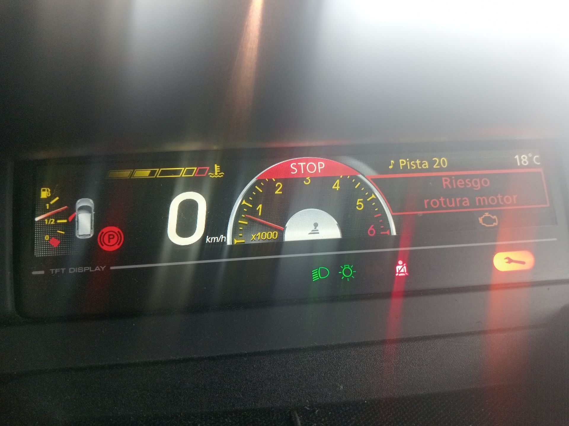 Combiné d’instruments RENAULT SCENIC III