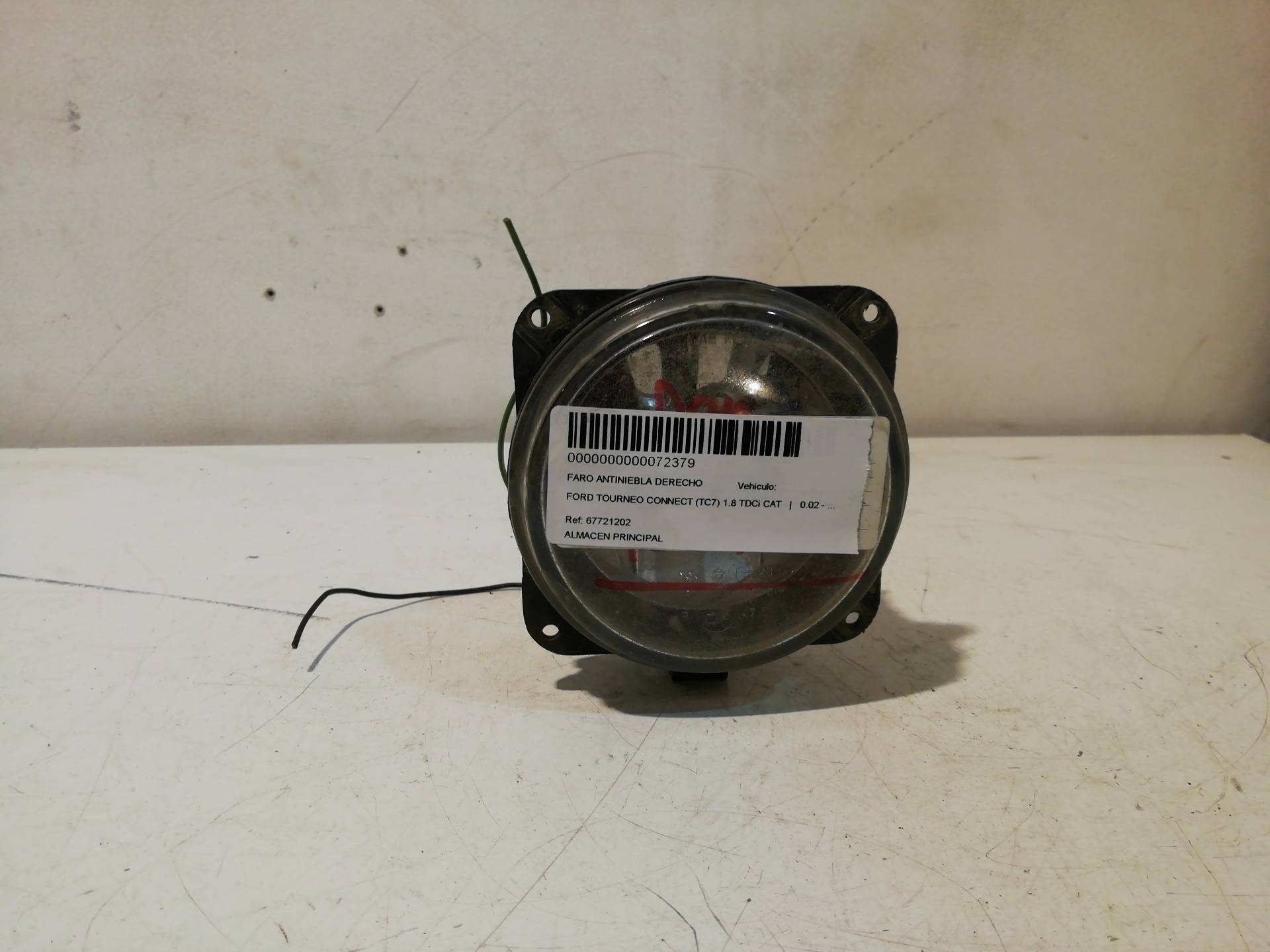 FARO ANTINIEBLA DERECHO FORD TOURNEO CONNECT (TC7)
