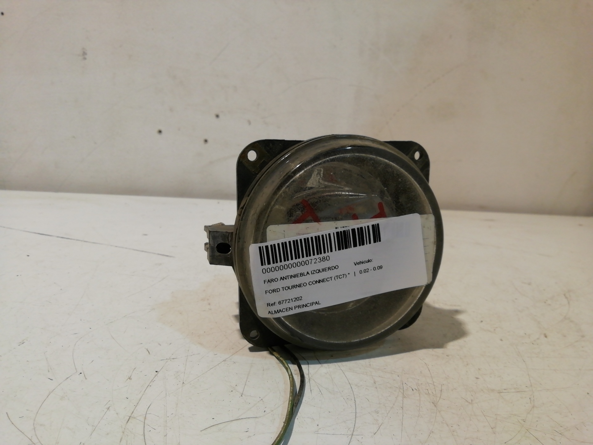 FARO ANTINIEBLA IZQUIERDO FORD TOURNEO CONNECT (TC7)