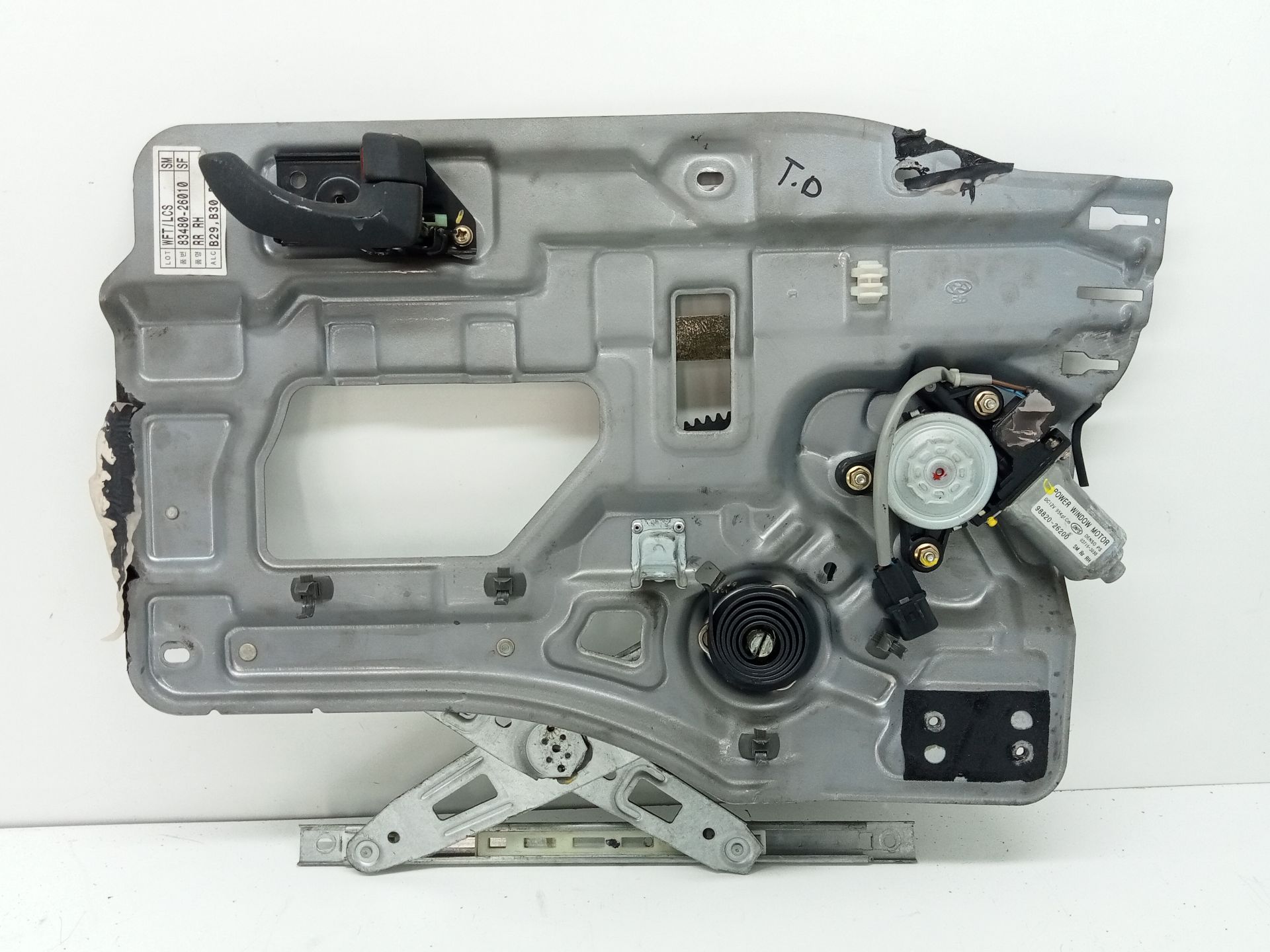 Rear right window regulator HYUNDAI SANTA FE (SM)