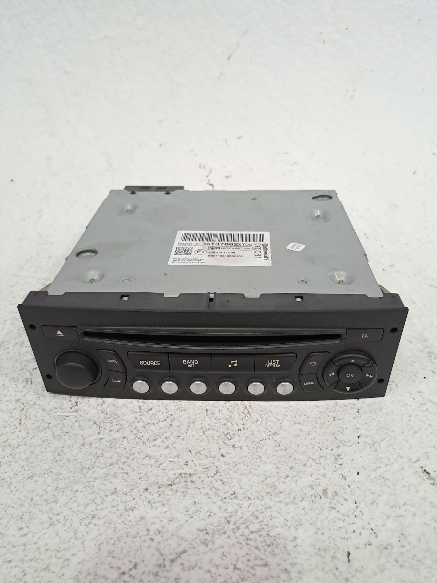 Audiosystem / CD-Radio PEUGEOT 3008