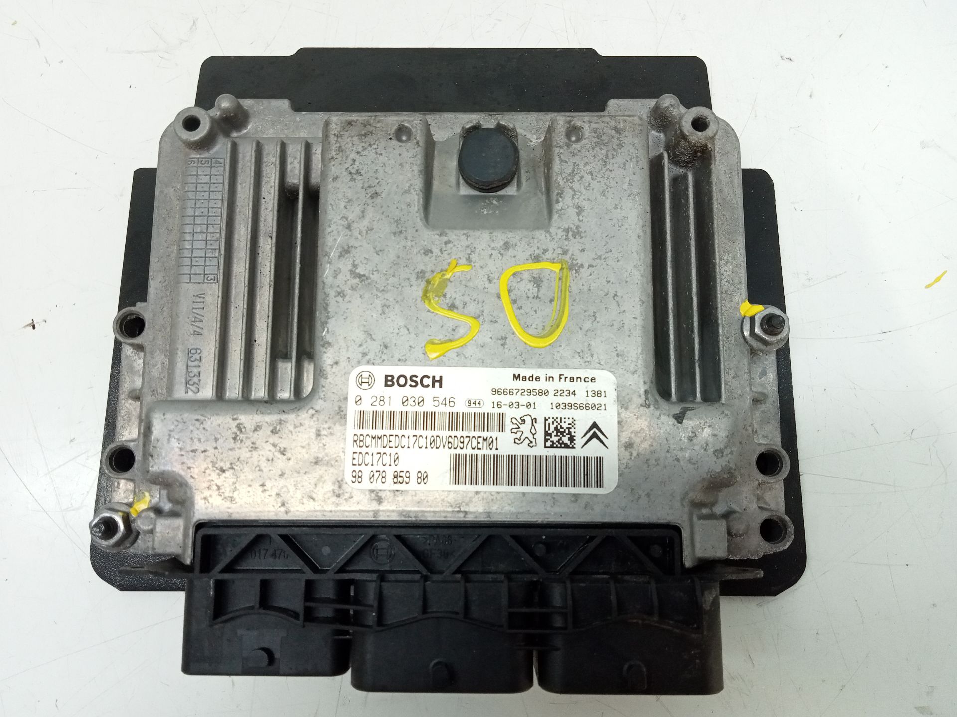 Engine control unit ECU PEUGEOT PARTNER FURGONETA/MONOVOLUMEN