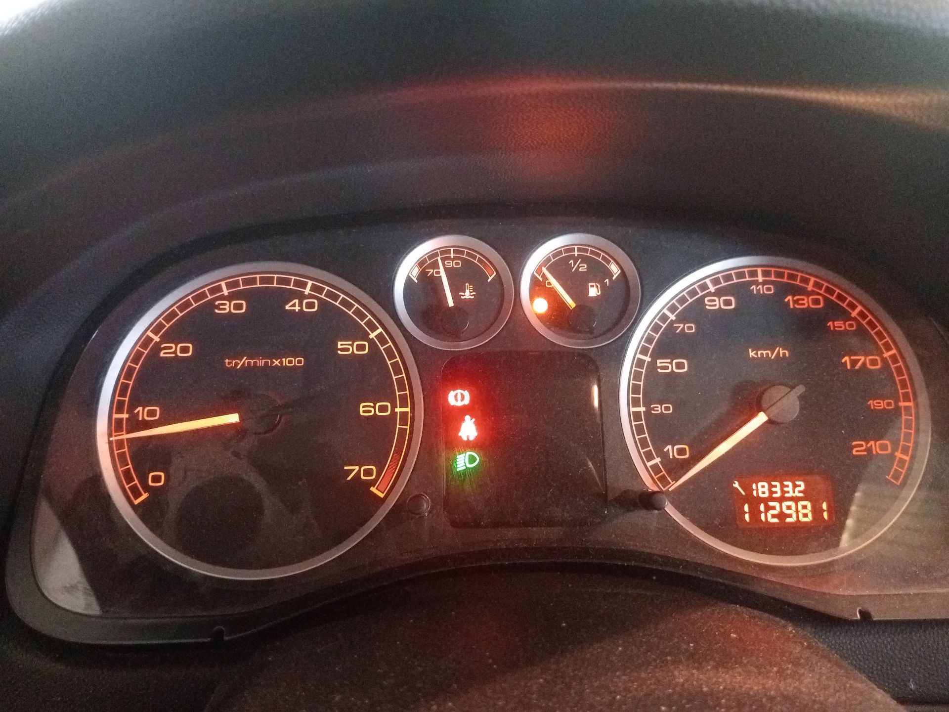 Combiné d’instruments PEUGEOT 307 BREAK / SW (S1)