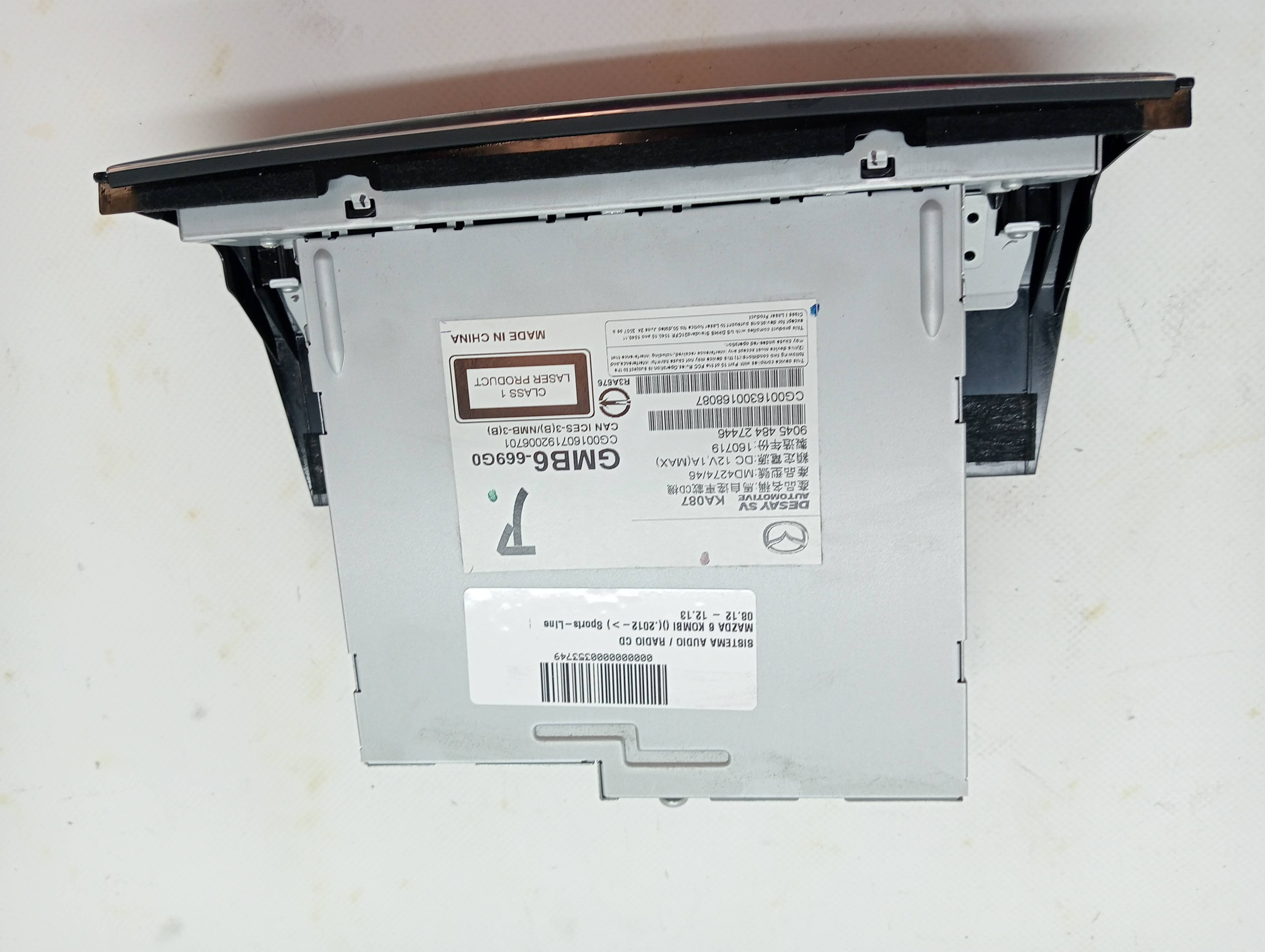 Sistema audio / Radio CD MAZDA 6 KOMBI ()(.2012->)