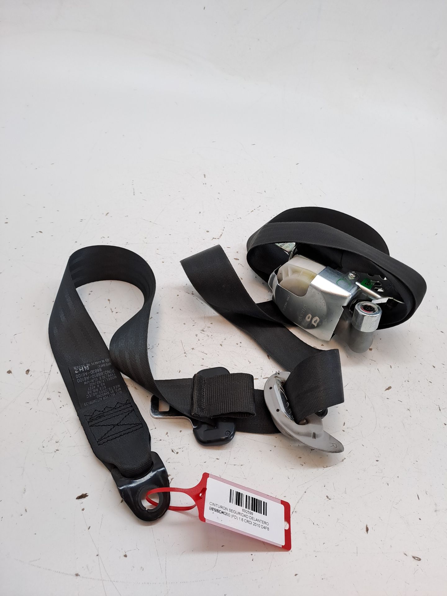 Front right seat belt HYUNDAI I30 (FD)