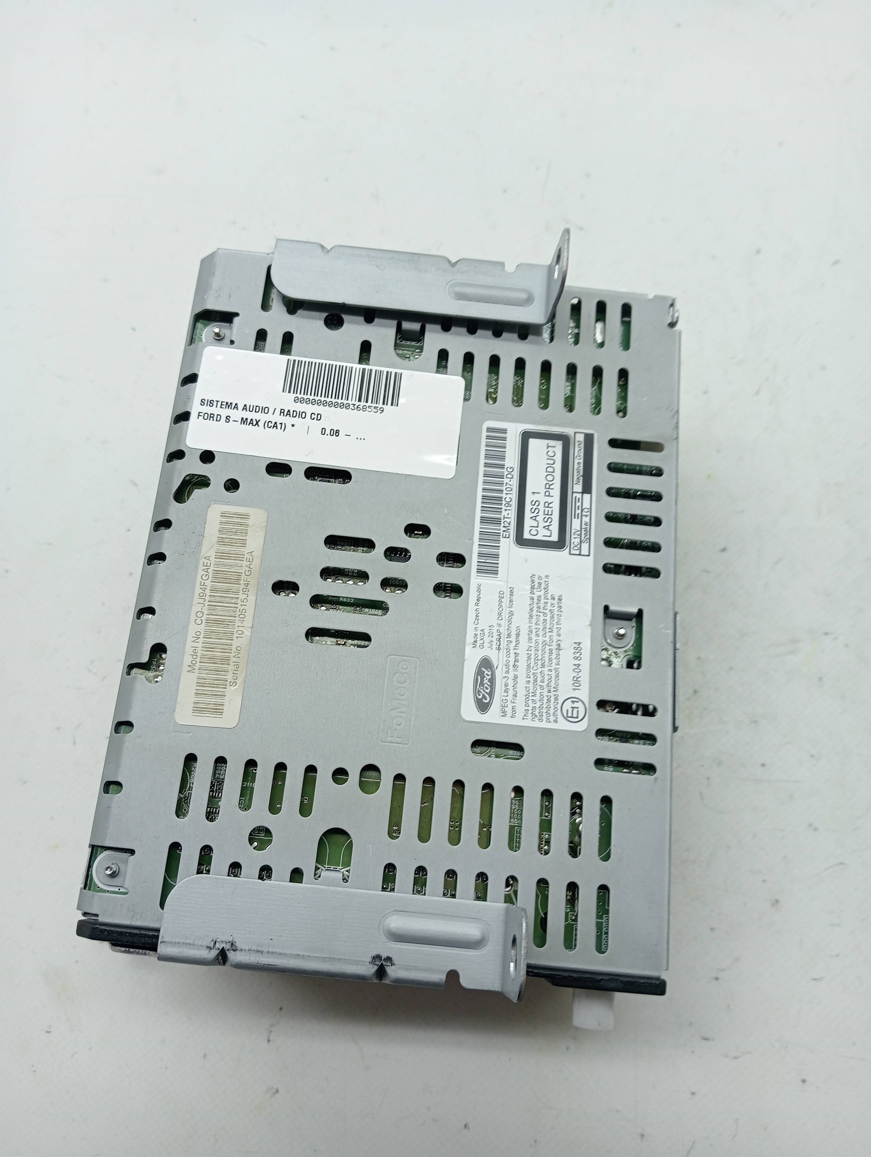 Système audio / Autoradio CD FORD S-MAX (CA1)