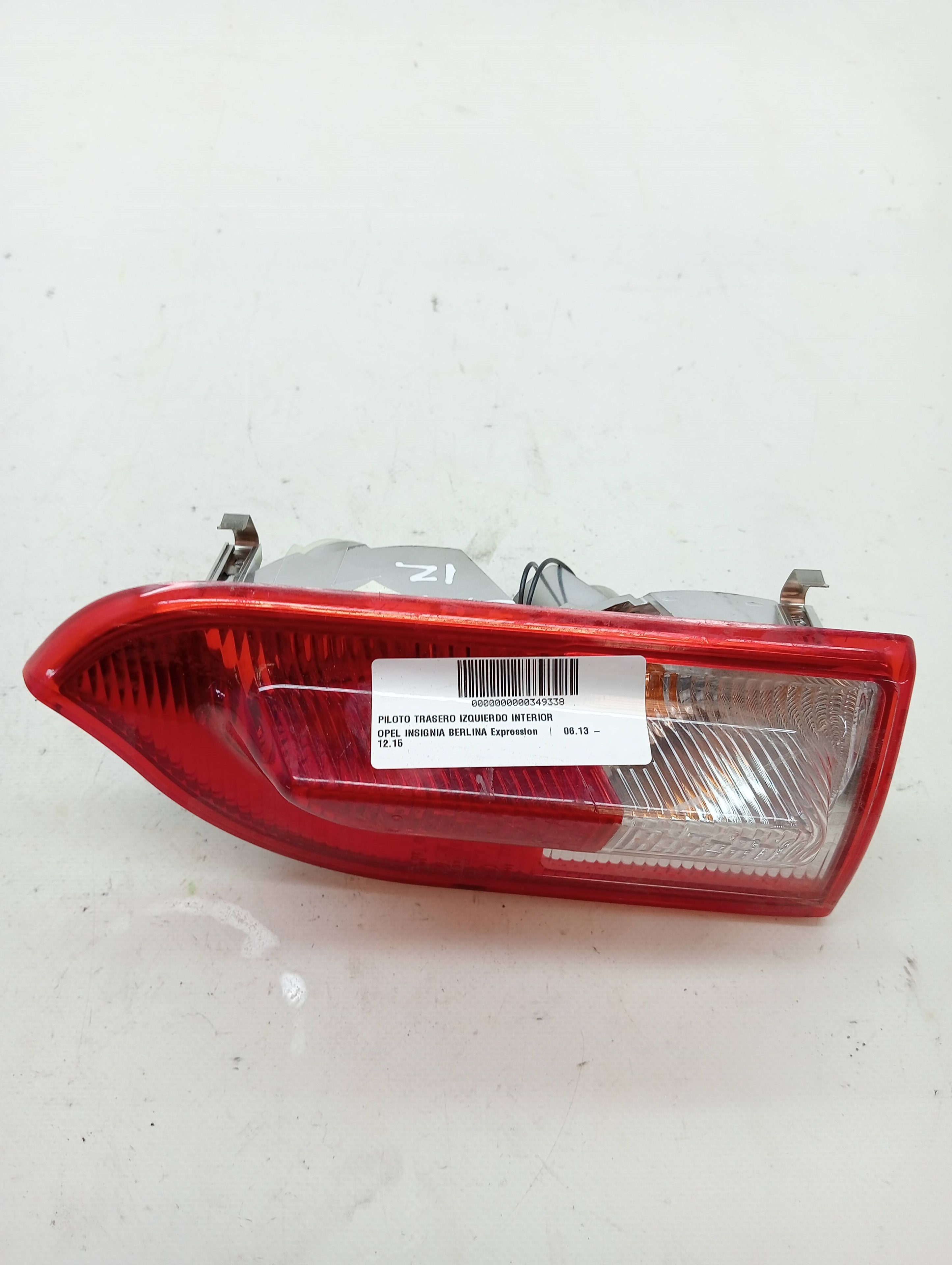 Rear Light Left Inner OPEL INSIGNIA BERLINA