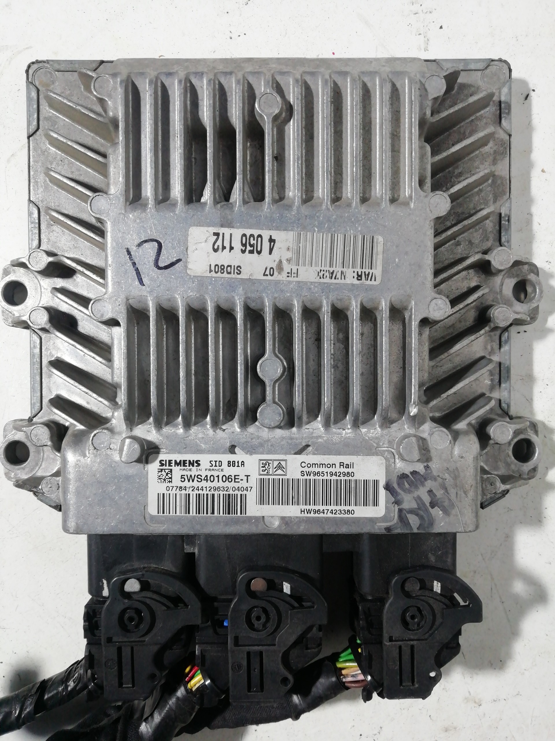 Engine control unit ECU CITROEN XSARA PICASSO