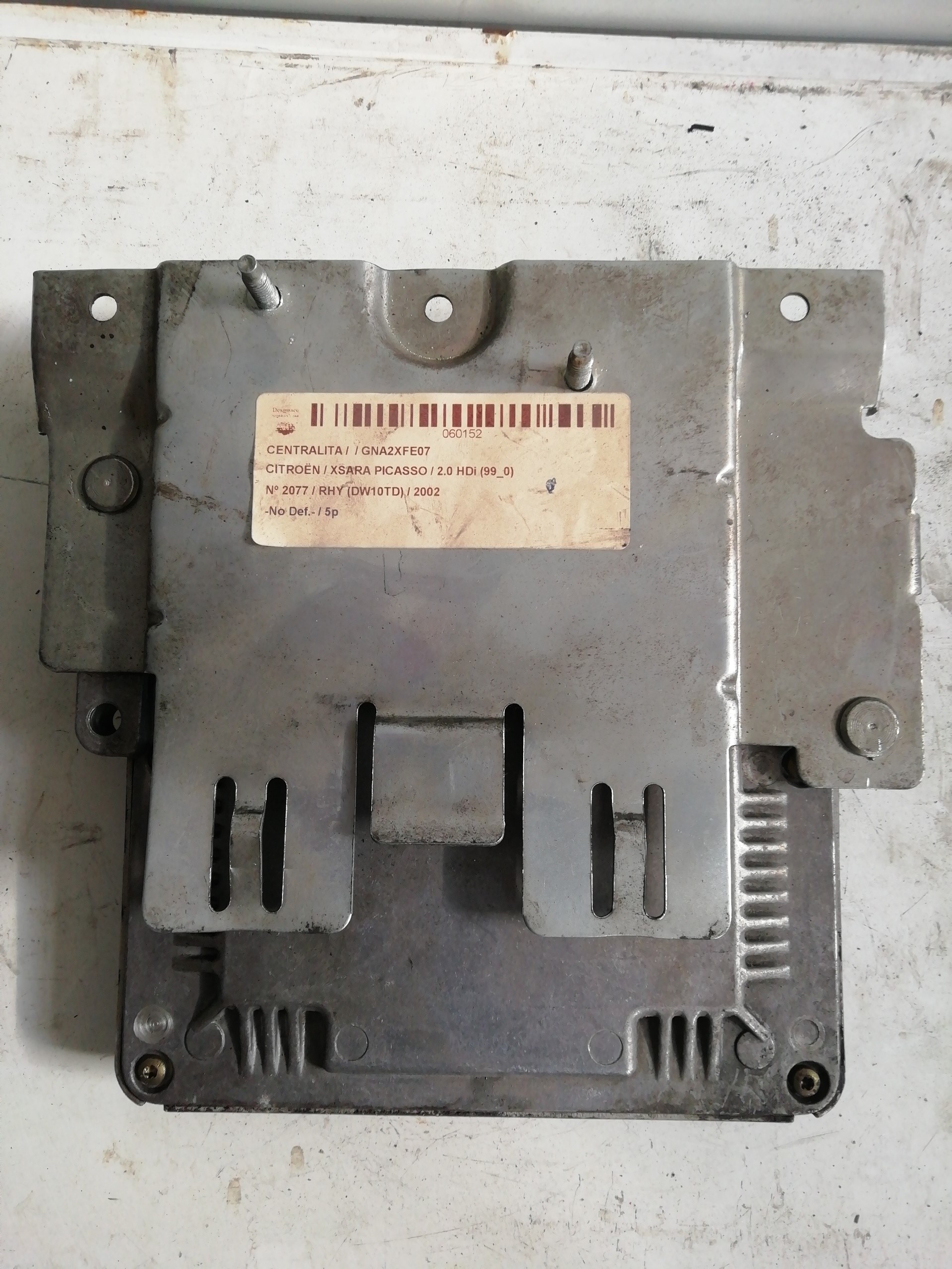 Engine control unit ECU CITROEN XSARA PICASSO
