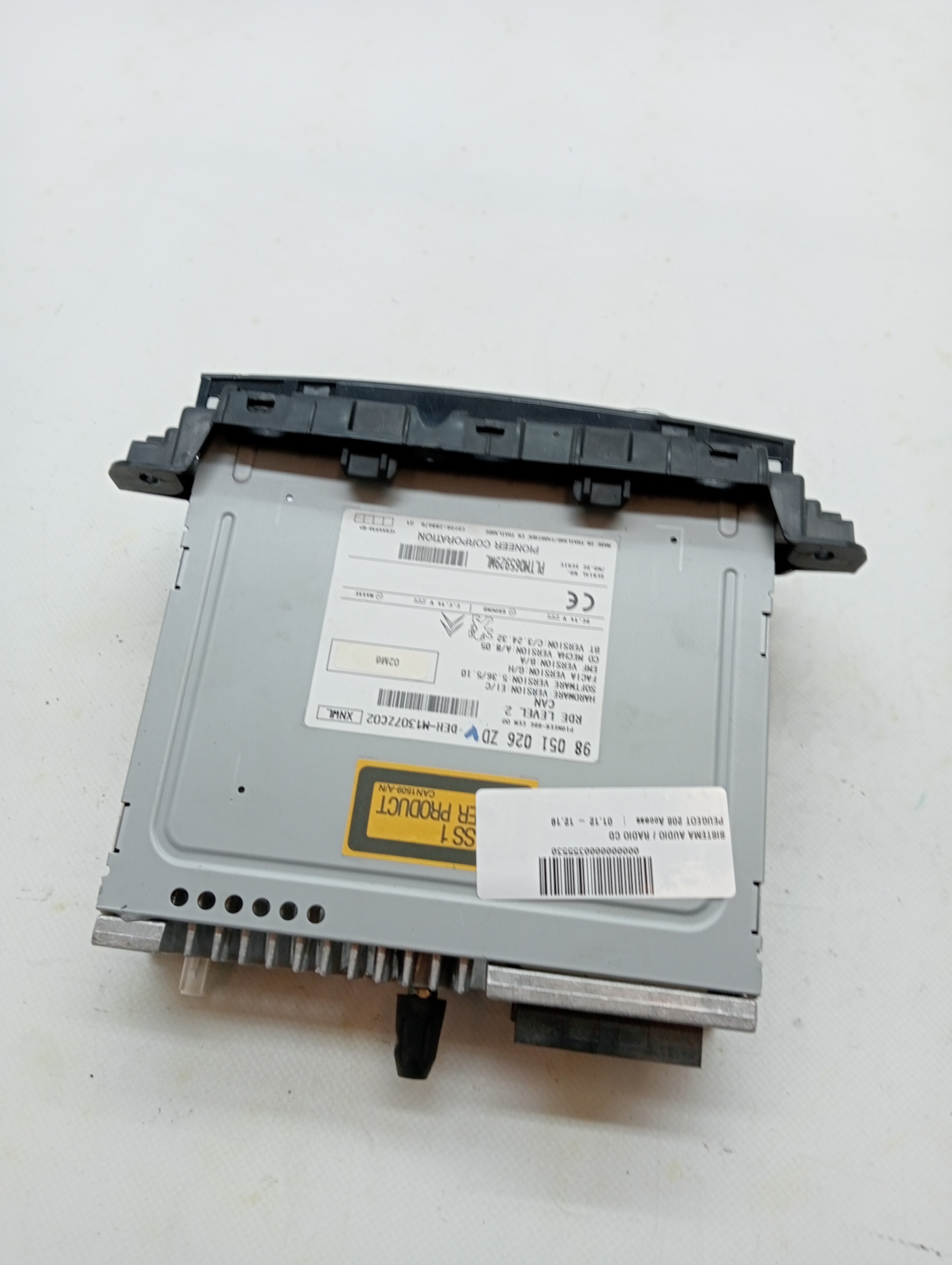 Audiosystem / CD-Radio PEUGEOT 208