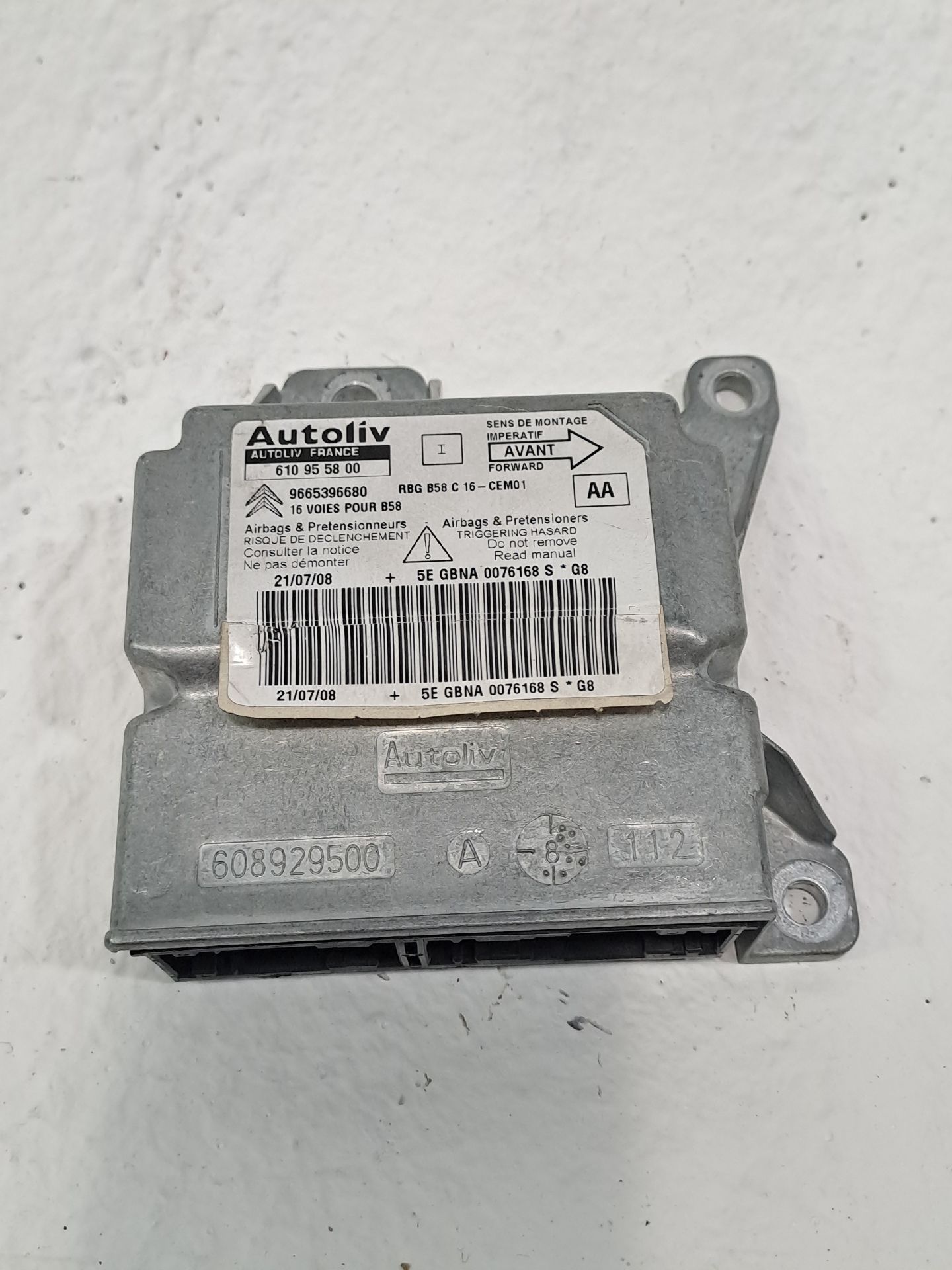 Central do airbag CITROEN C4 GRAND PICASSO