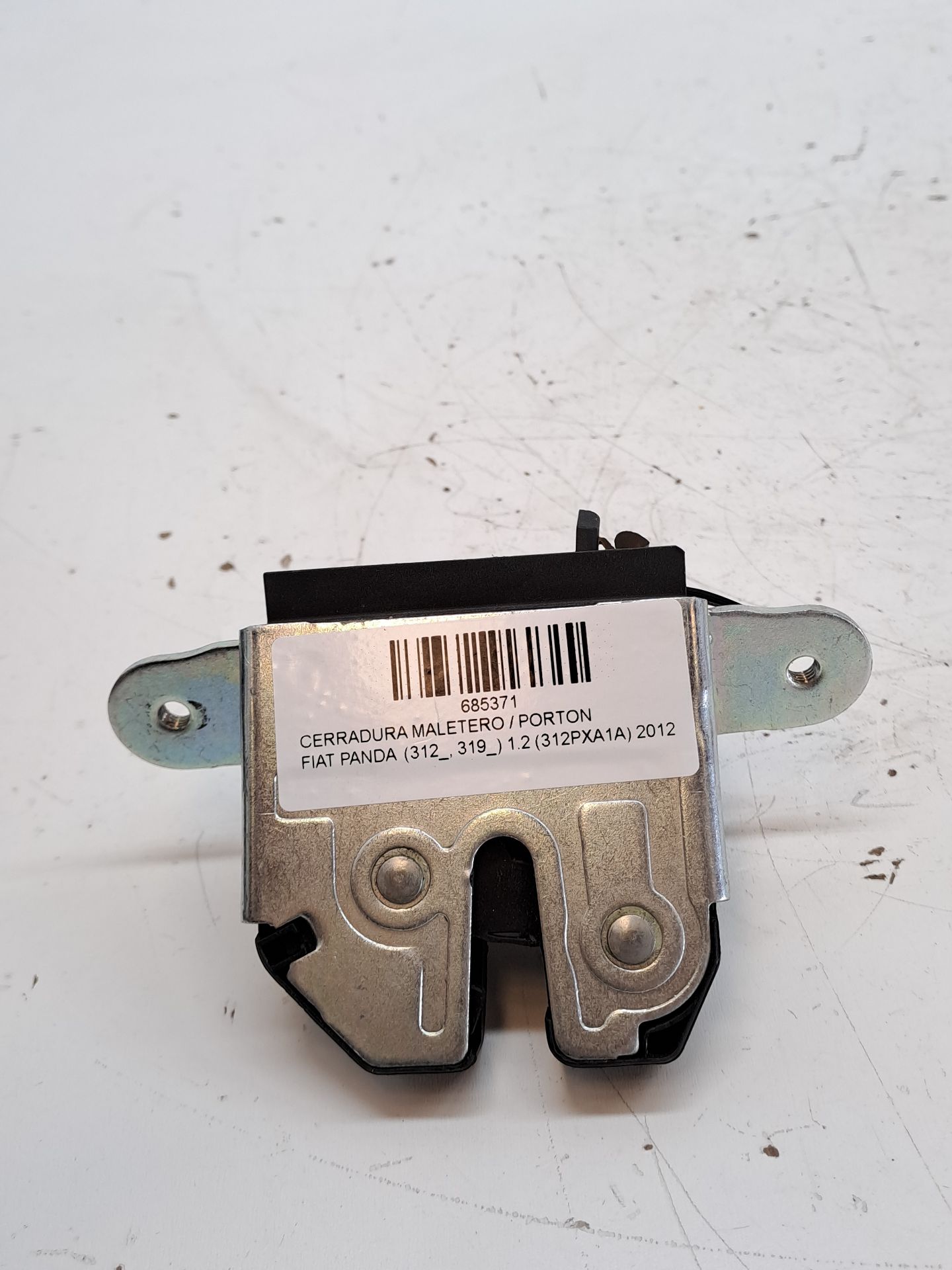Boot/Tailgate lock FIAT PANDA (312_, 319_)