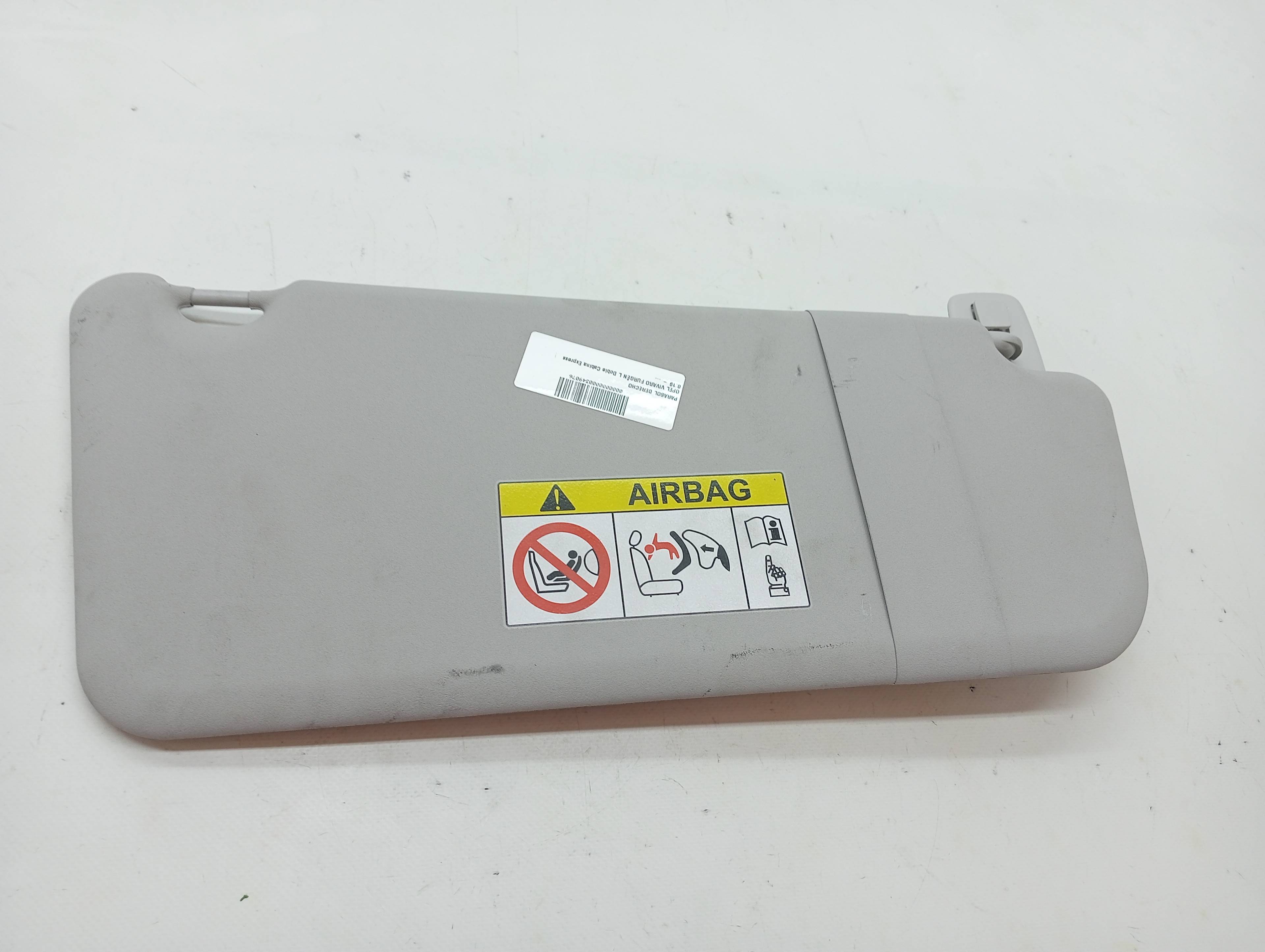 Sun Visor Right OPEL VIVARO FURGÓN