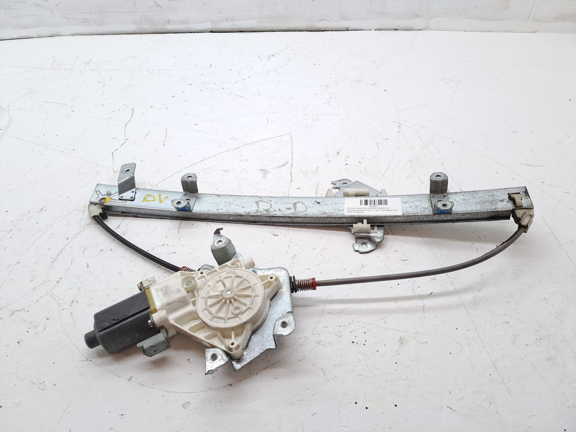 Front right window regulator NISSAN MICRA (K12E)