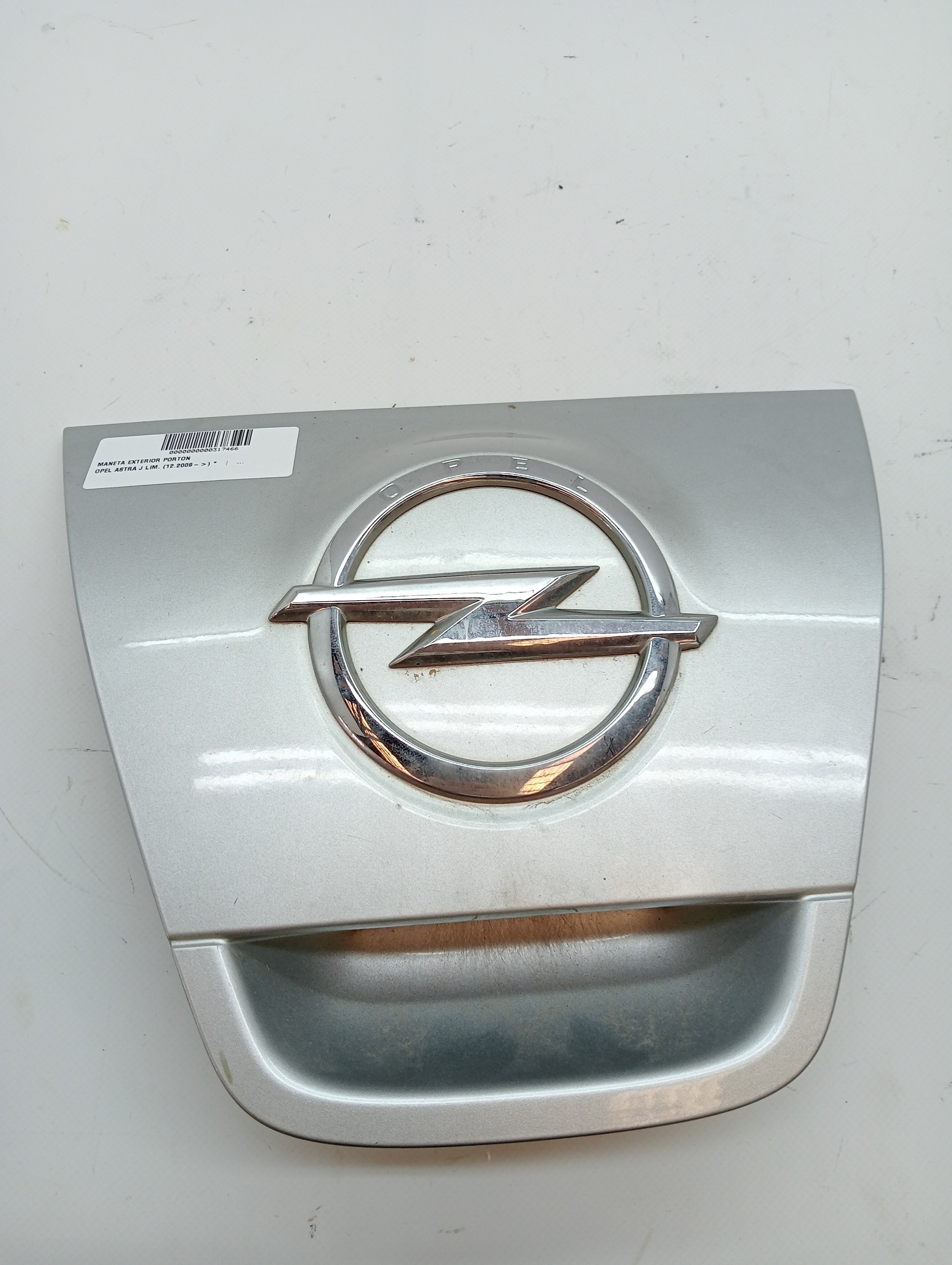 Tailgate Exterior Handle OPEL ASTRA J LIM.
