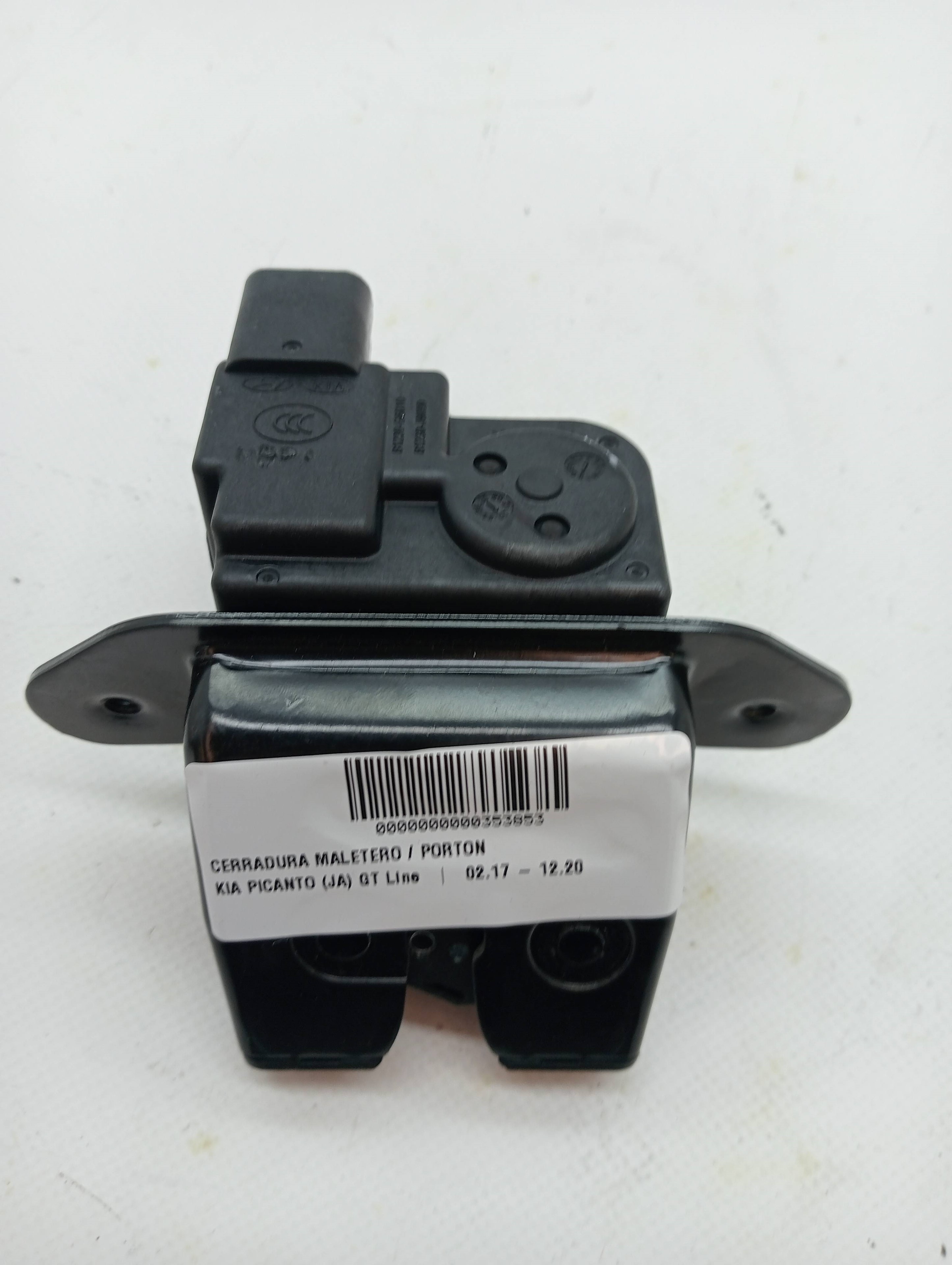 Boot/Tailgate lock KIA PICANTO (JA)