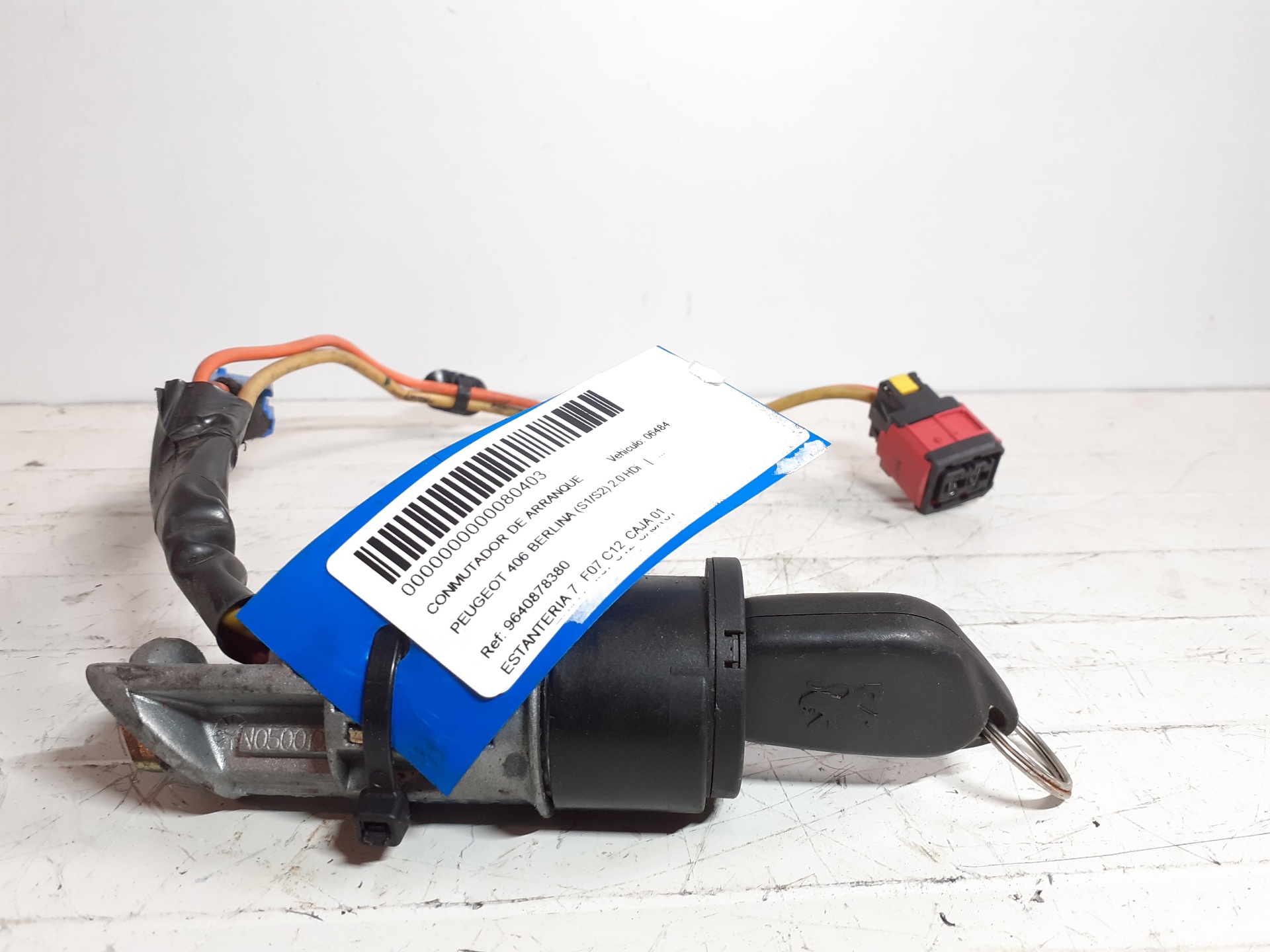 Ignition switch PEUGEOT 406 BERLINA (S1/S2)
