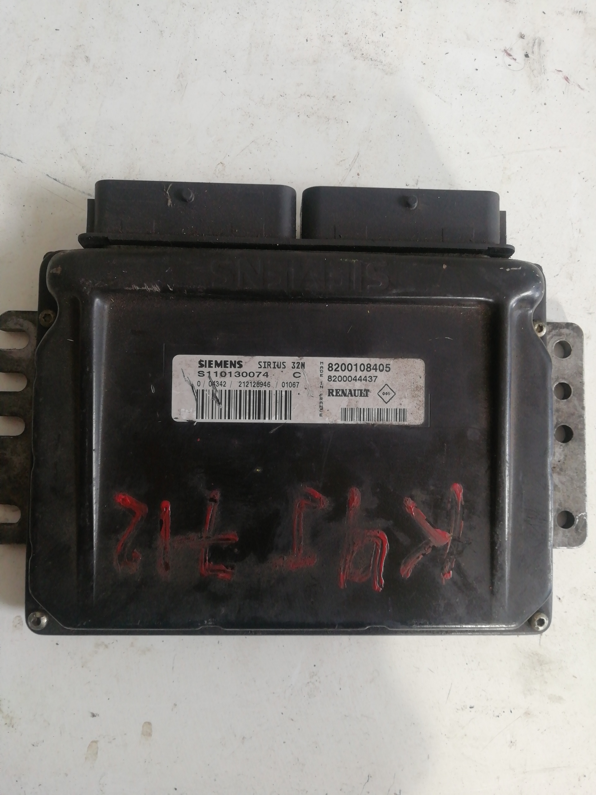 Engine control unit ECU RENAULT CLIO II FASE I (B/CBO)
