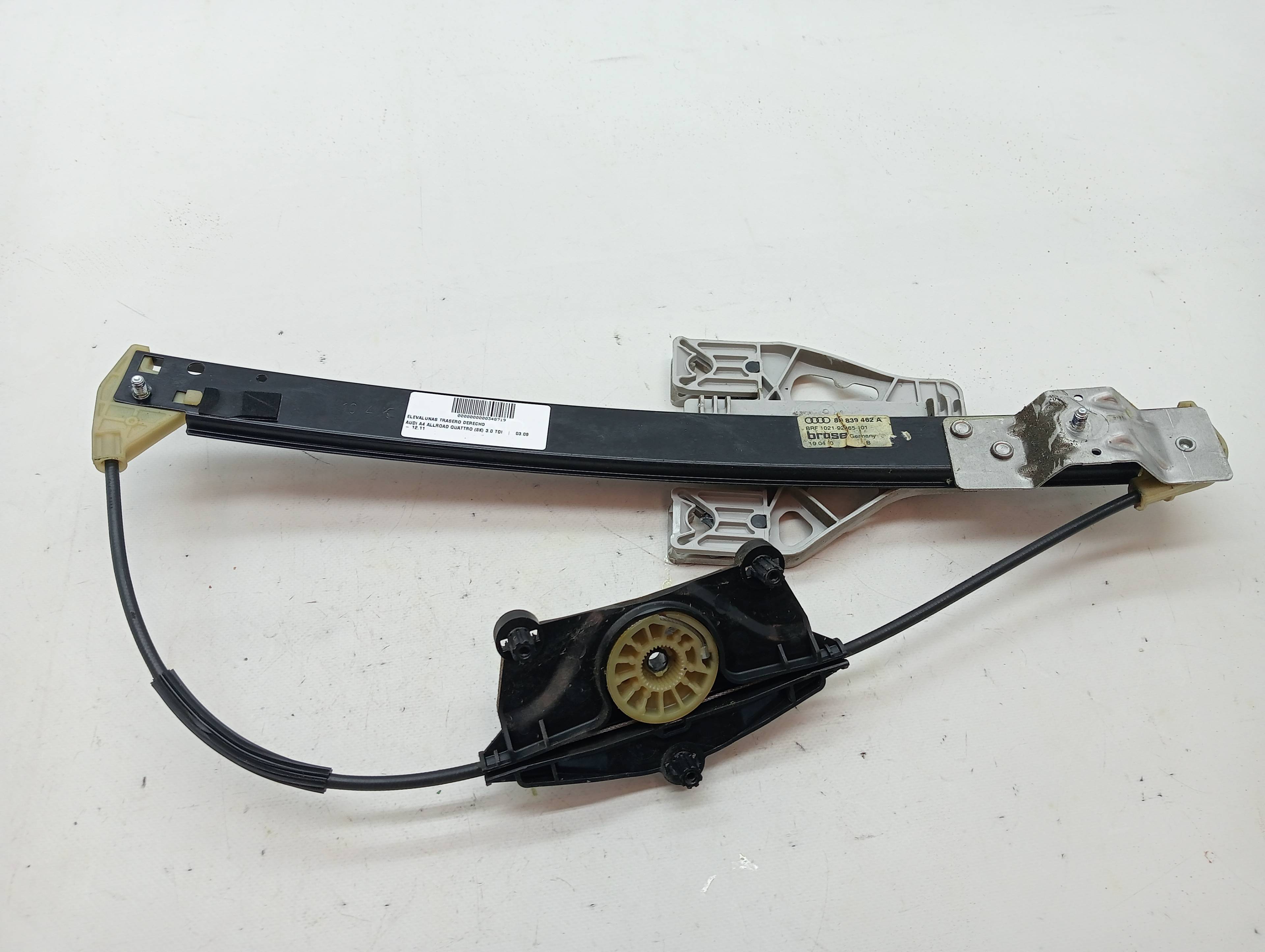 Rear right window regulator AUDI A4 ALLROAD QUATTRO (8K)