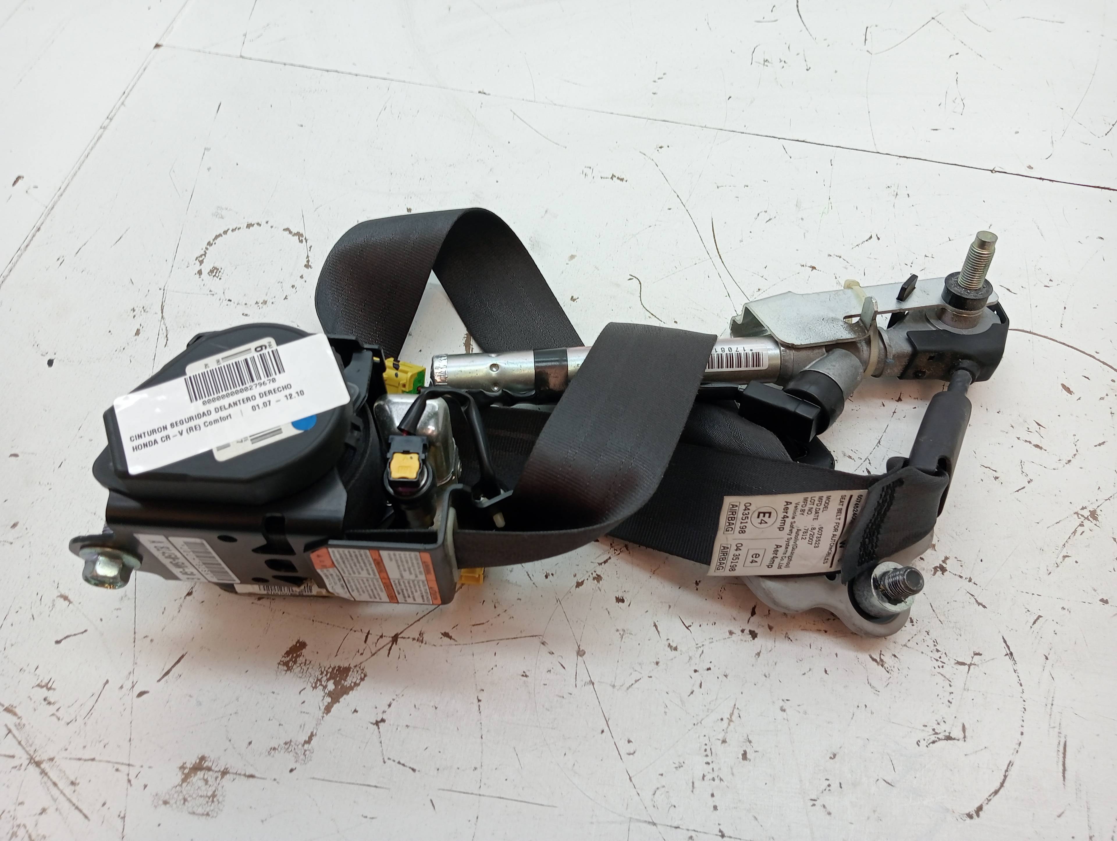 Ceinture de sécurité avant droite HONDA CR-V (RE)