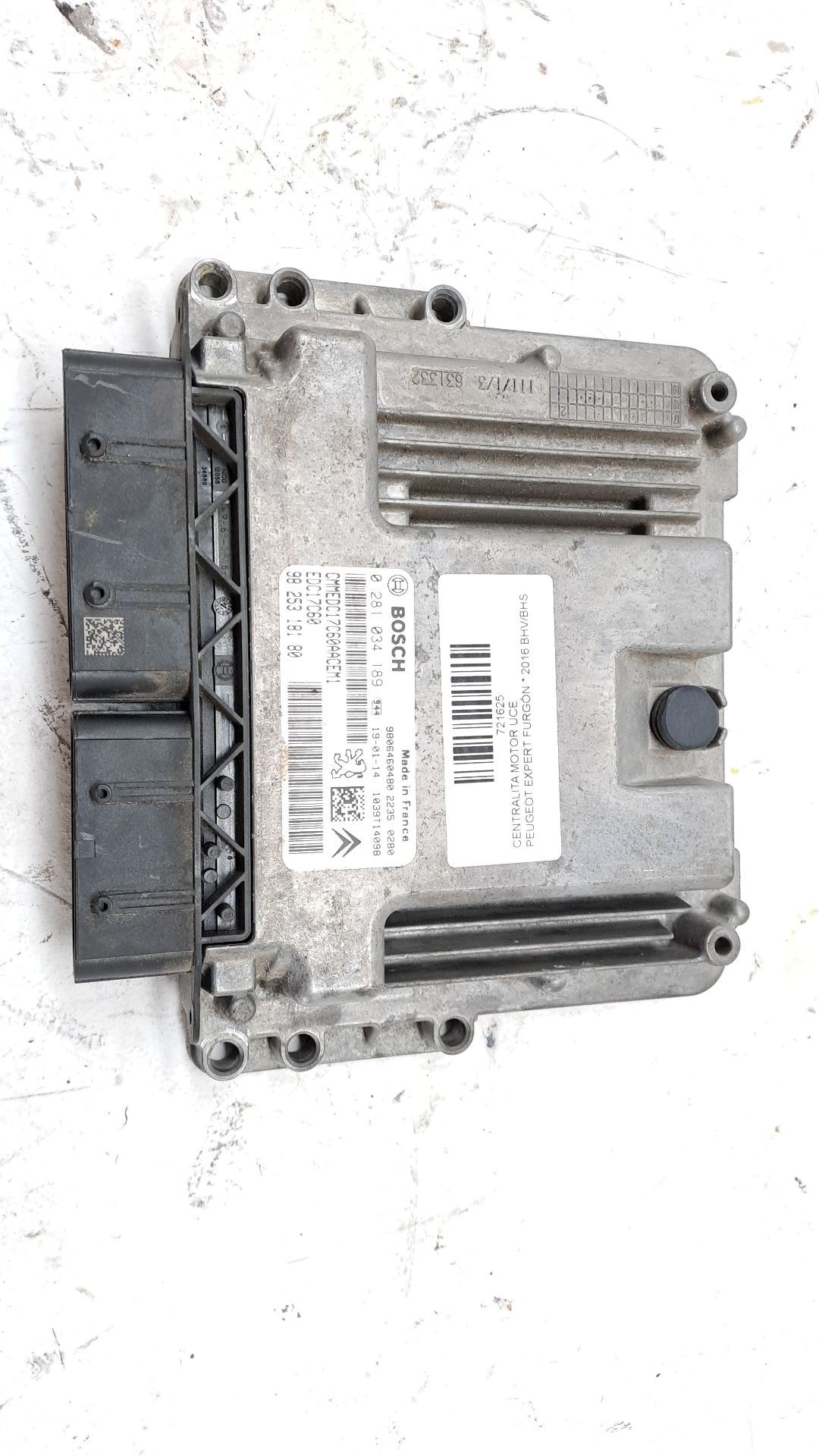 Engine control unit ECU PEUGEOT EXPERT FURGÓN