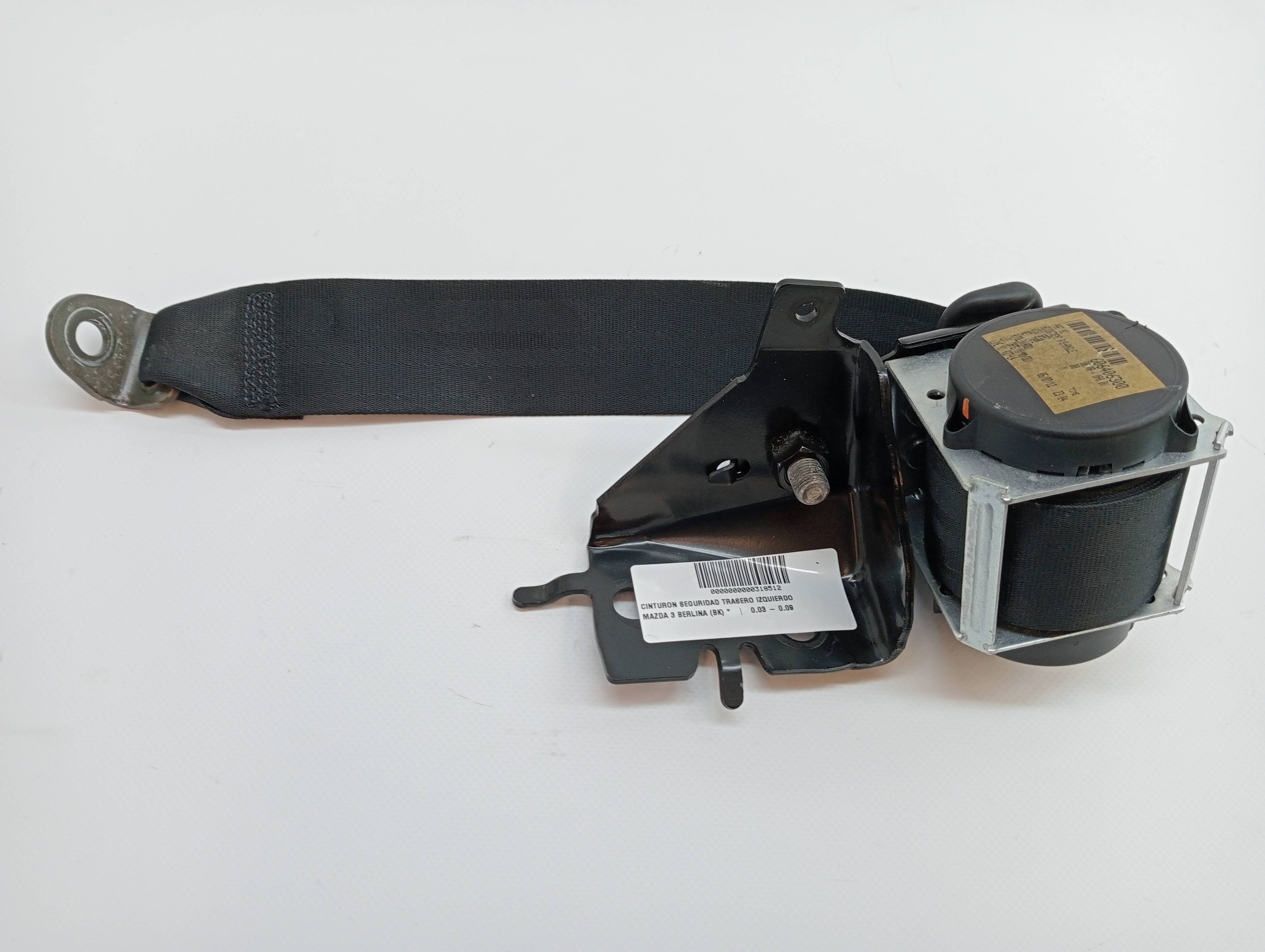 Rear left seat belt MAZDA 3 (BK)