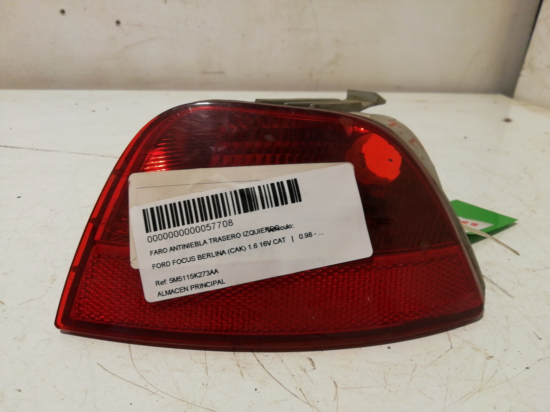 Nebelschlussleuchte links FORD FOCUS BERLINA (CAK)